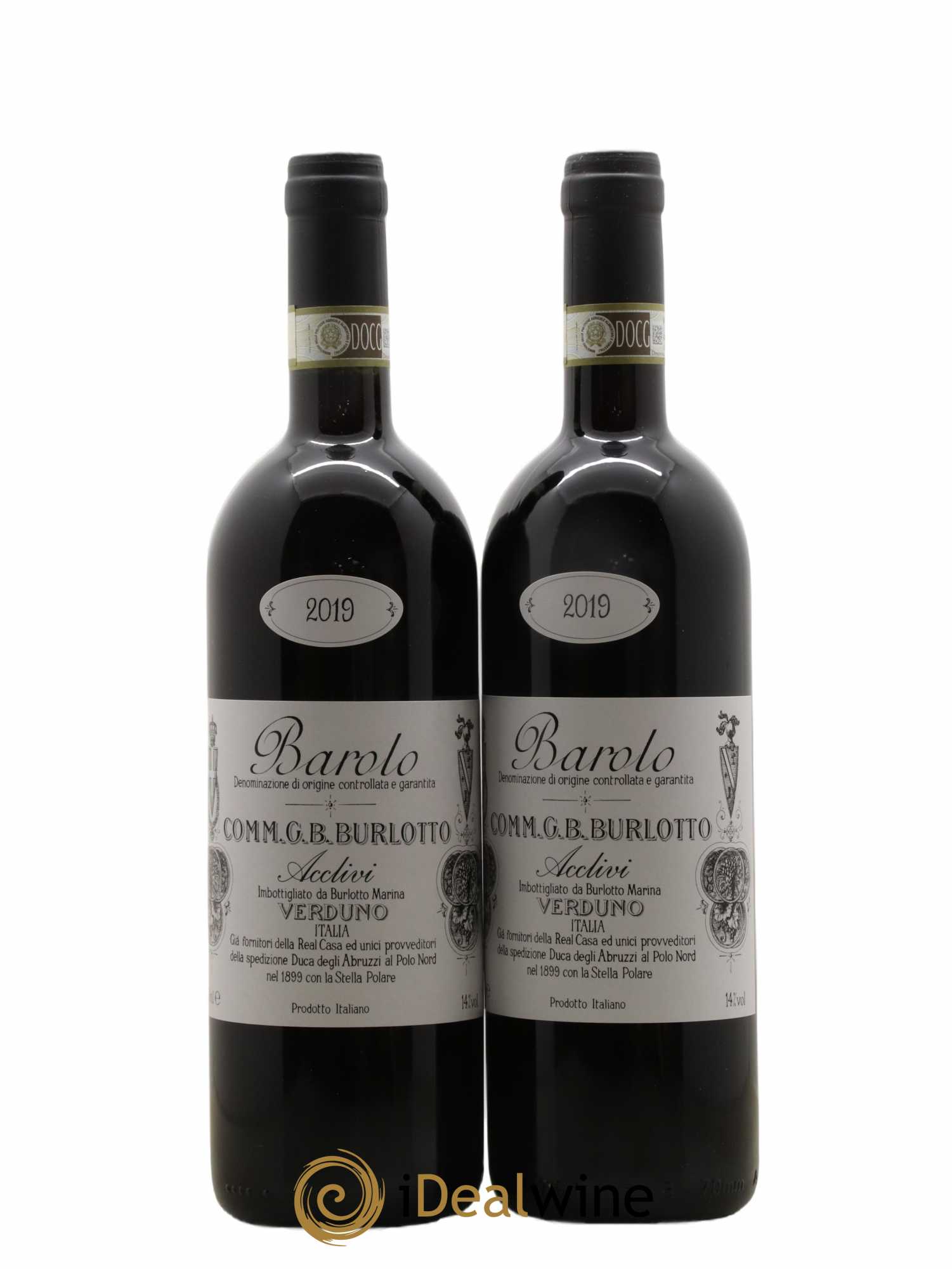 Barolo DOCG Acclivi Comm. Giovan Battista Burlotto 2019 - Lot de 2 bouteilles - 0