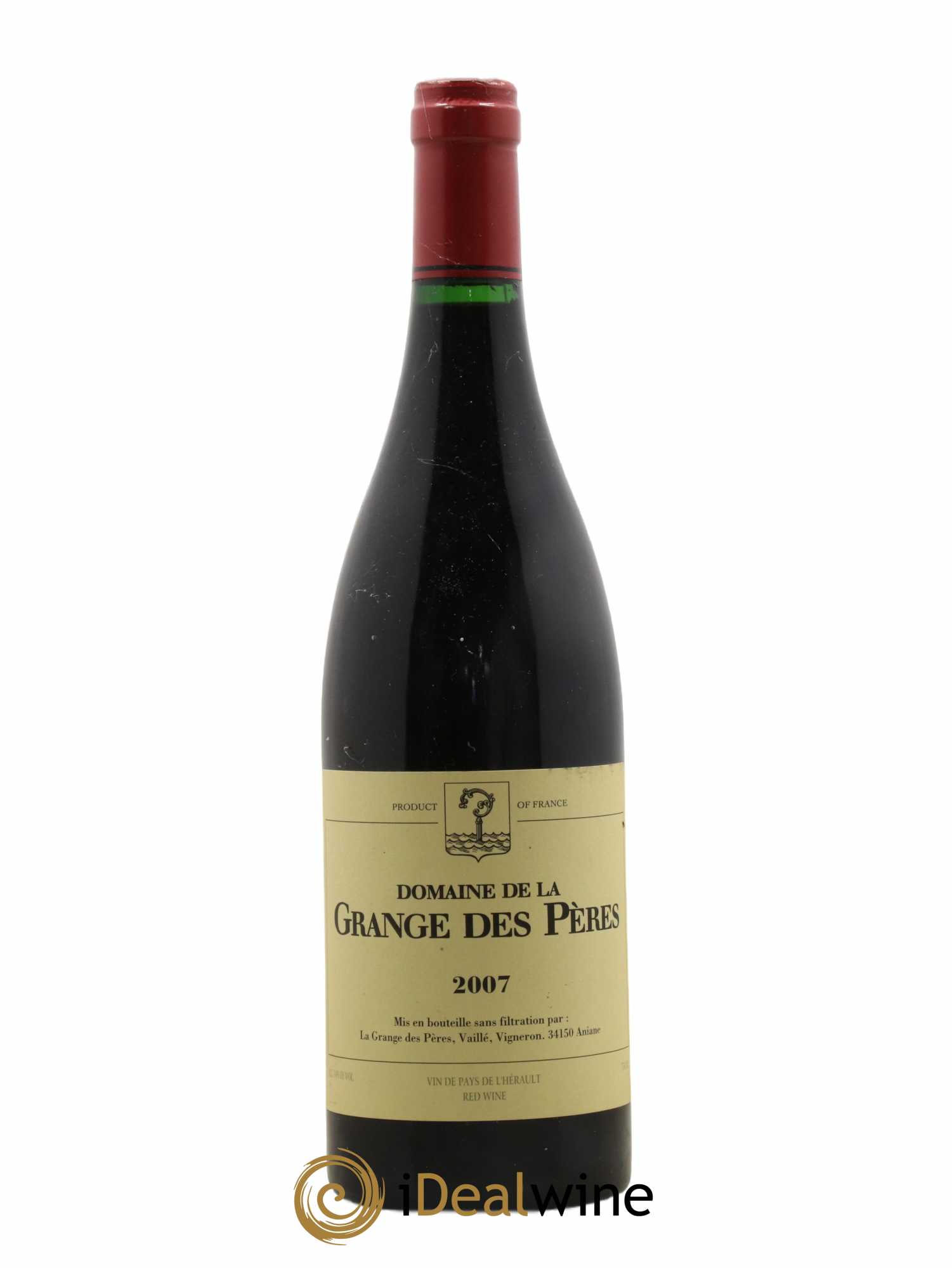 Pays d'Hérault Grange des Pères Laurent Vaillé 2007 - Lot de 1 bouteille - 0