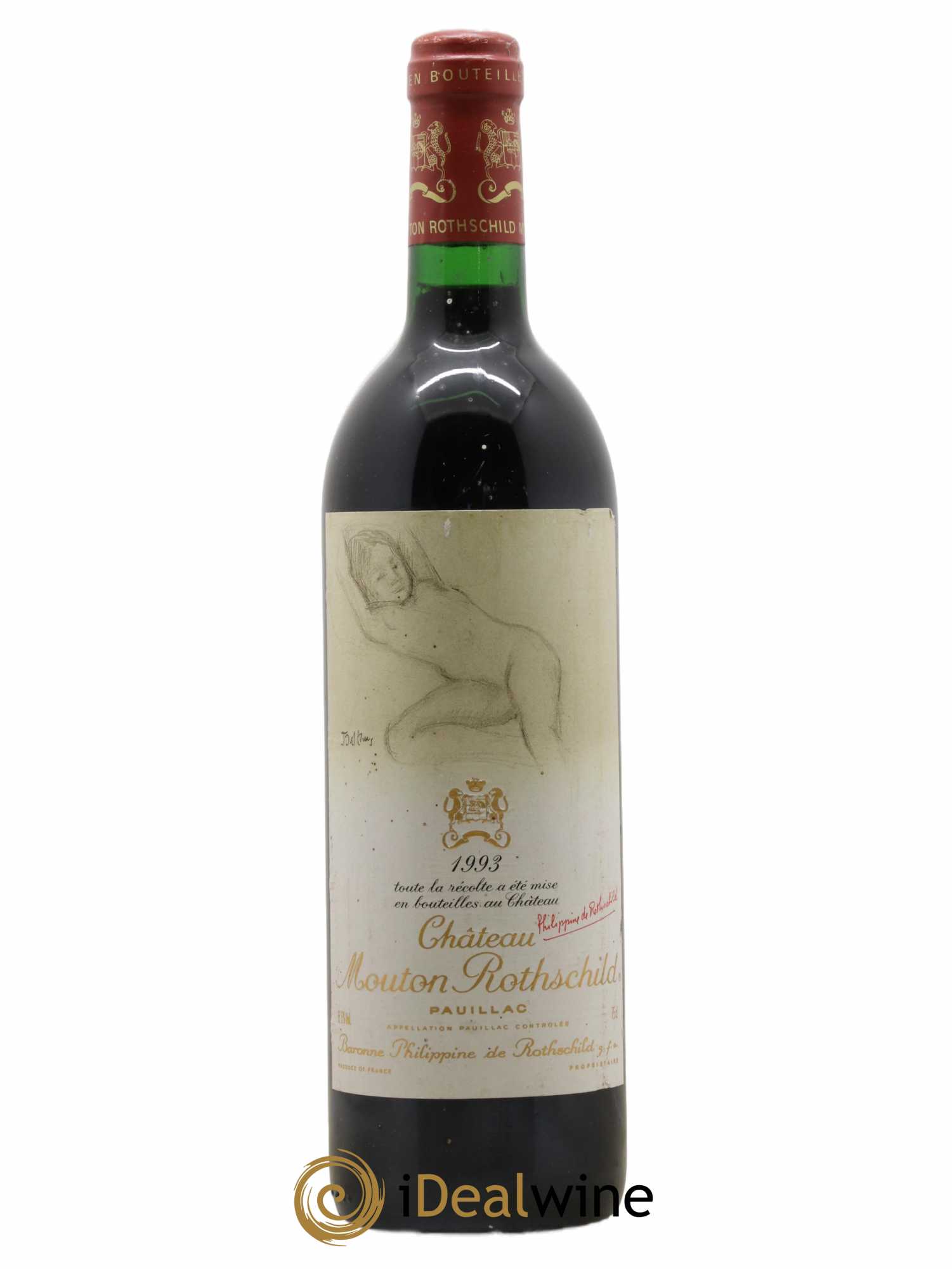 Château Mouton Rothschild 1er Grand Cru Classé 1993 - Lot of 1 bottle - 0