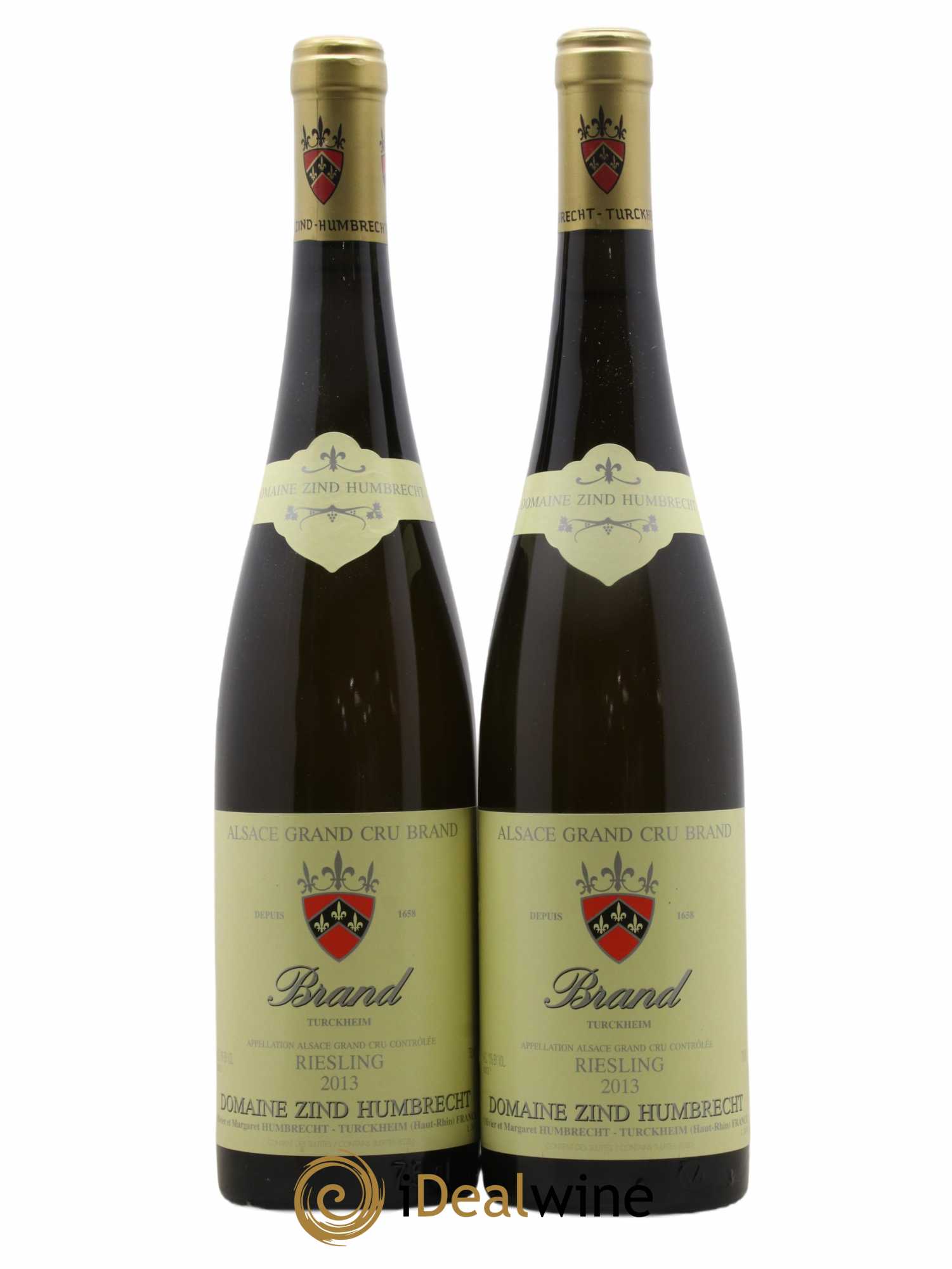 Alsace Riesling Grand Cru Brand Zind-Humbrecht (Domaine) 2013 - Lot de 2 bouteilles - 0