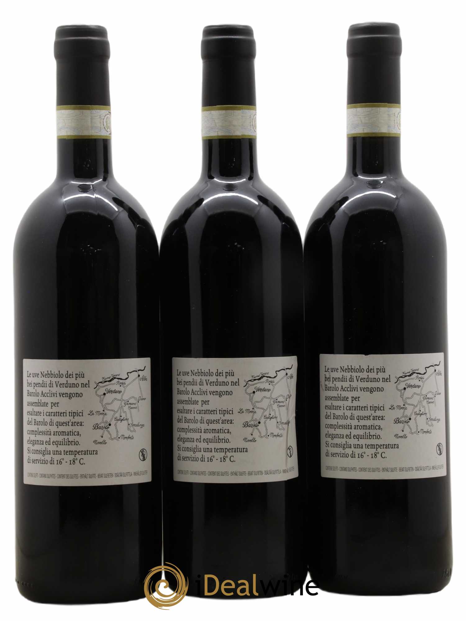 Barolo DOCG Acclivi Comm. Giovan Battista Burlotto 2016 - Lot de 3 bouteilles - 1