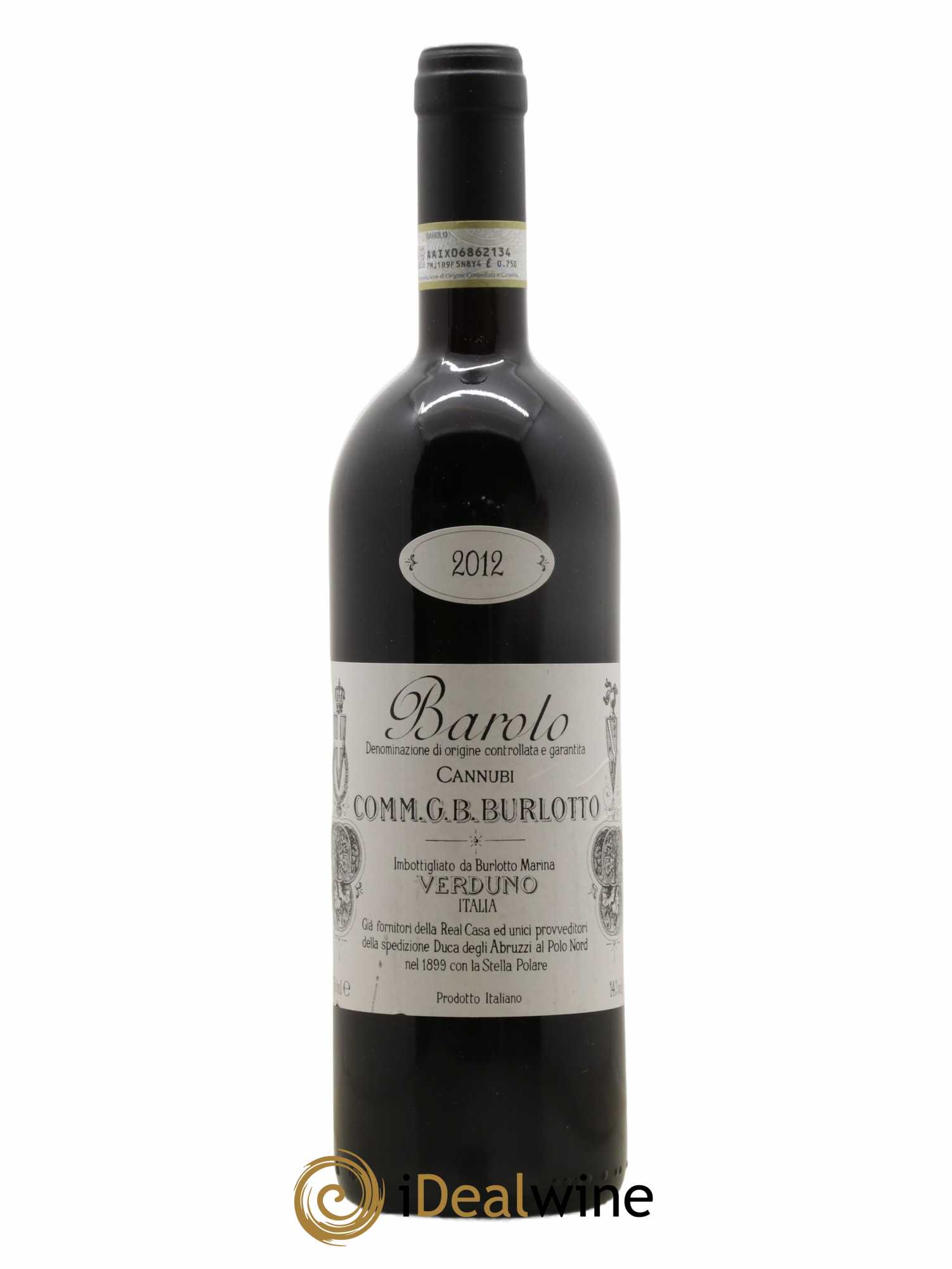 Barolo DOCG Cannubi Comm. Giovan Battista Burlotto 2012 - Lot de 1 bouteille - 0