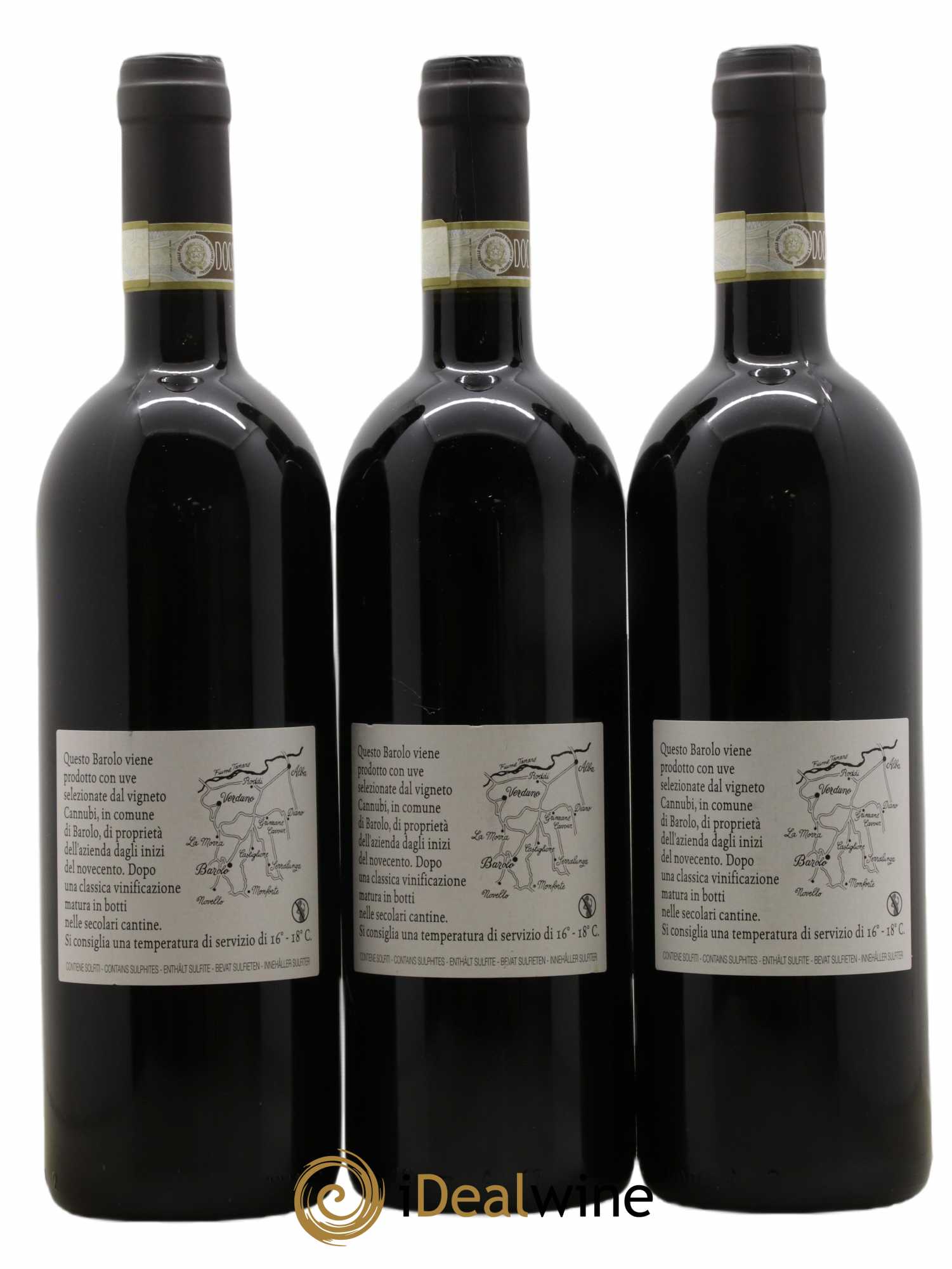 Barolo DOCG Cannubi Comm. Giovan Battista Burlotto 2014 - Lotto di 3 bottiglie - 1
