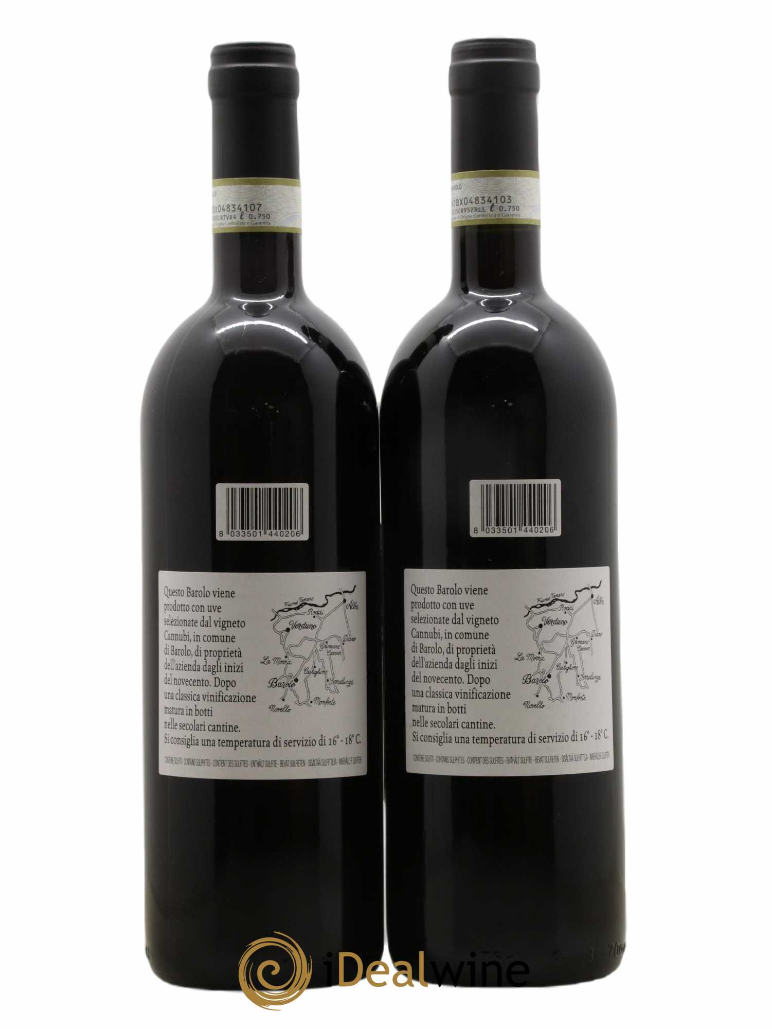 Barolo DOCG Cannubi Comm. Giovan Battista Burlotto 2019 - Lot de 2 bouteilles - 1