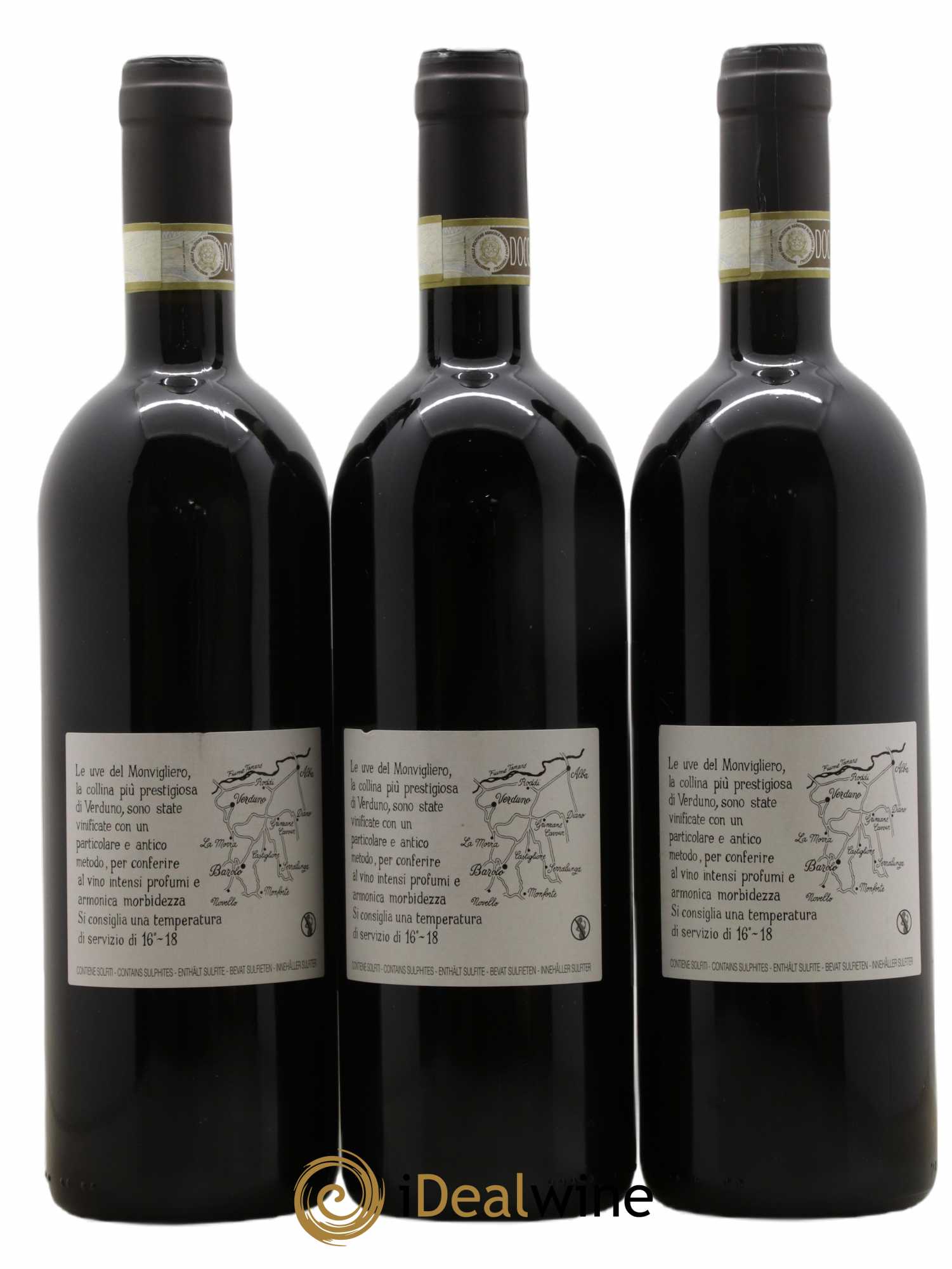 Barolo DOCG Monvigliero Comm. Giovan Battista Burlotto 2014 - Lot de 3 bouteilles - 1