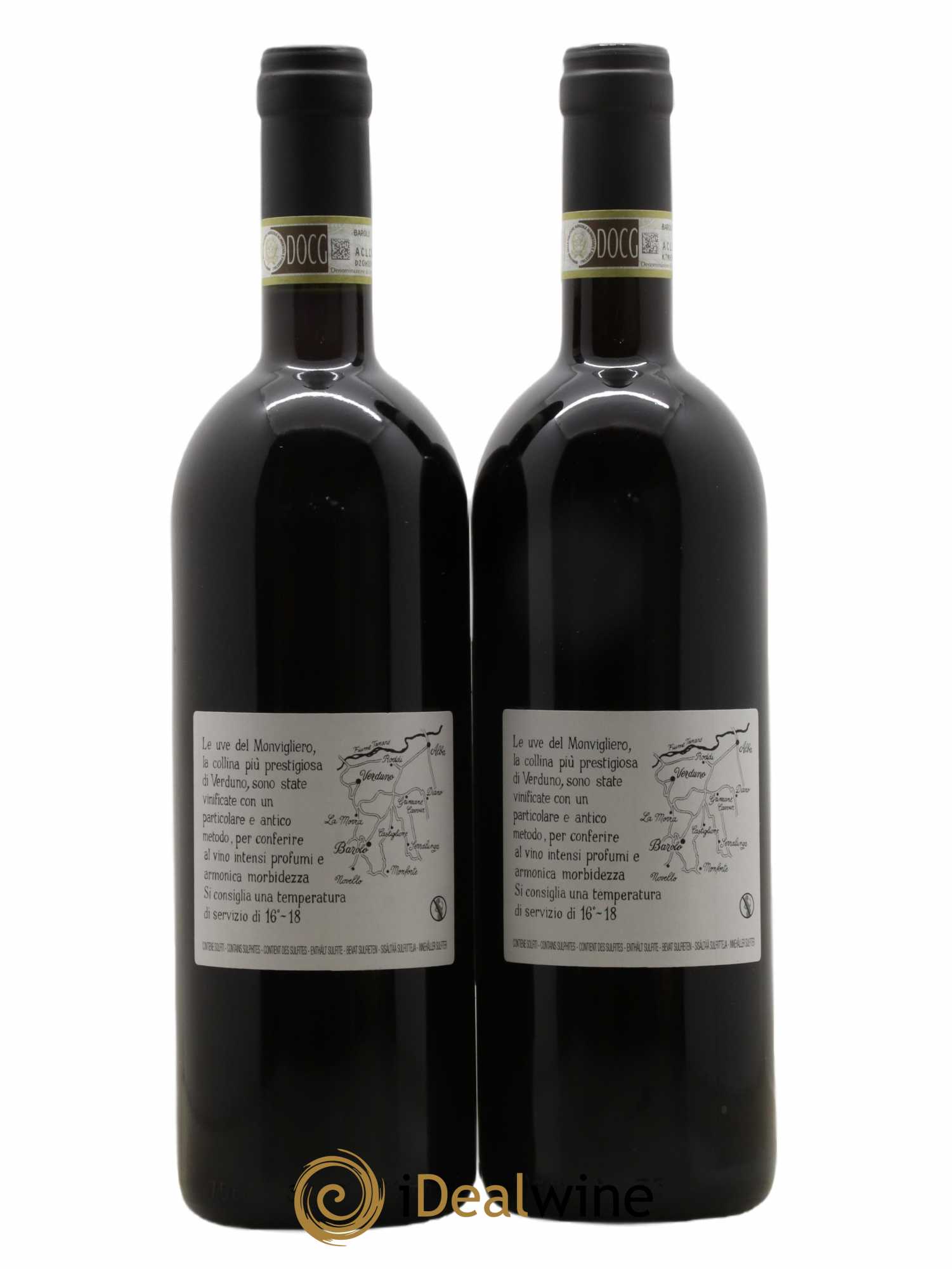 Barolo DOCG Monvigliero Comm. Giovan Battista Burlotto 2018 - Lot de 2 bouteilles - 1