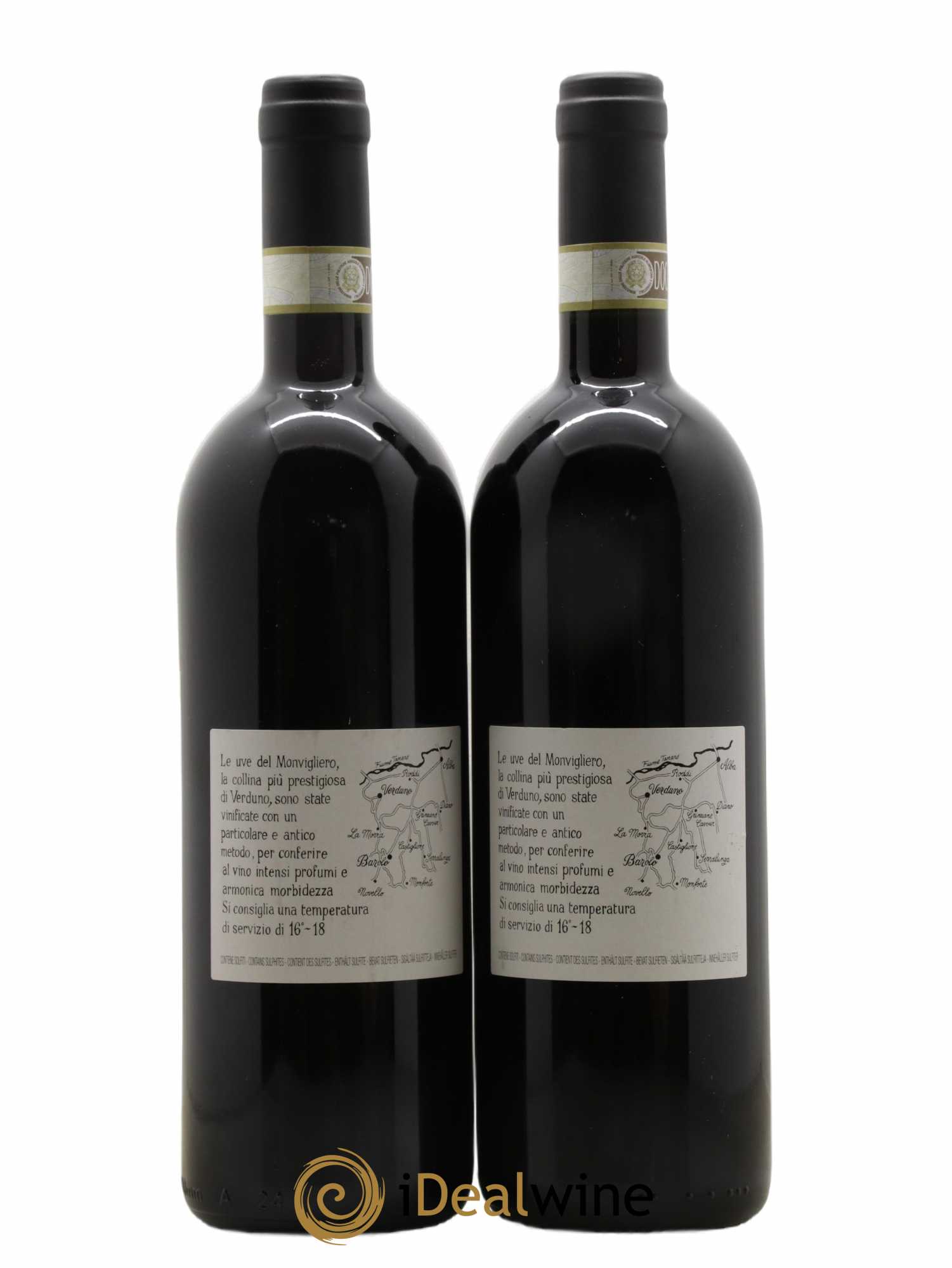 Barolo DOCG Monvigliero Comm. Giovan Battista Burlotto 2015 - Lot de 2 bouteilles - 1