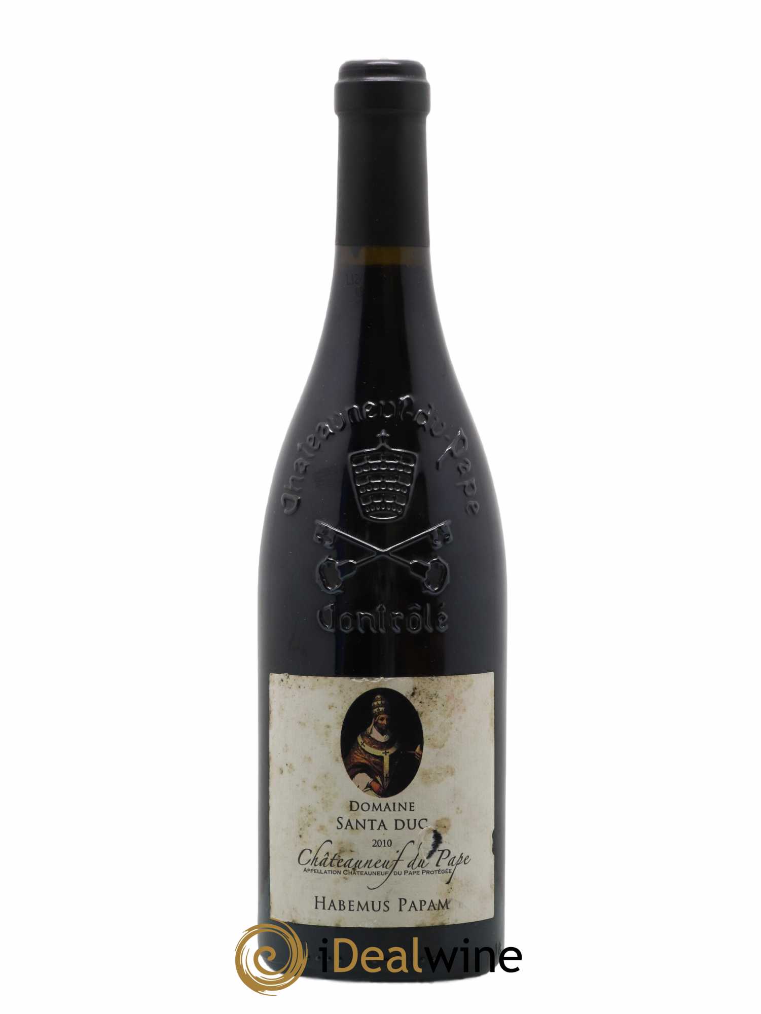 Châteauneuf-du-Pape Santa Duc (Domaine) Habemus Papam Famille Gras 2010 - Lot de 1 bouteille - 0