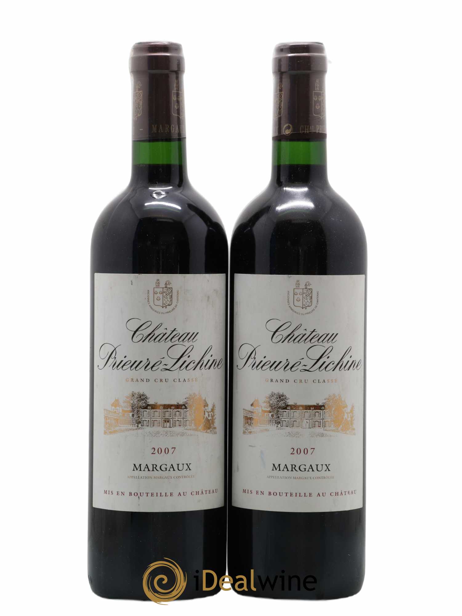 Château Prieuré Lichine 4ème Grand Cru Classé 2007 - Lot de 2 bouteilles - 0