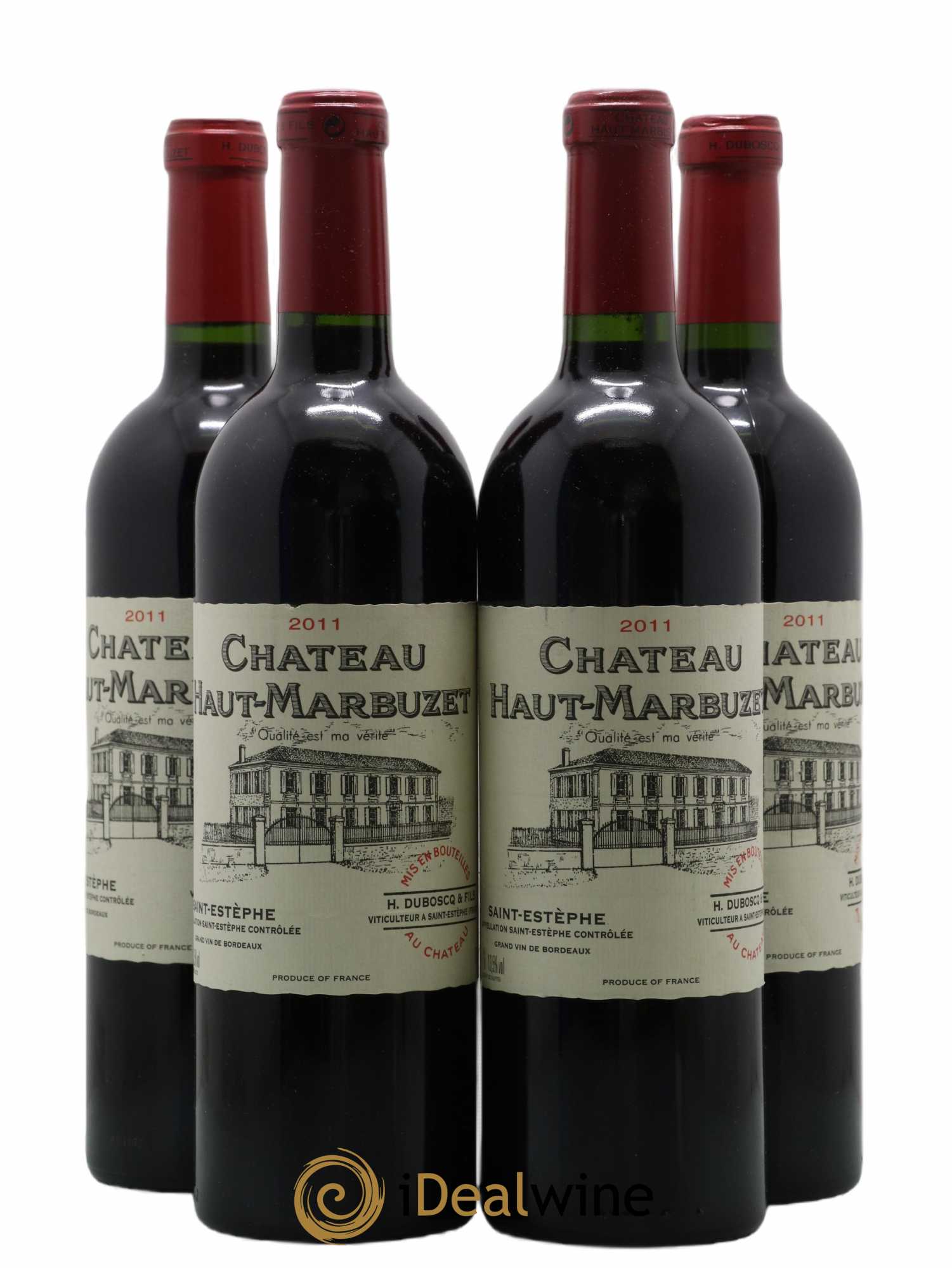 Château Haut Marbuzet 2011 - Lot de 4 bouteilles - 0