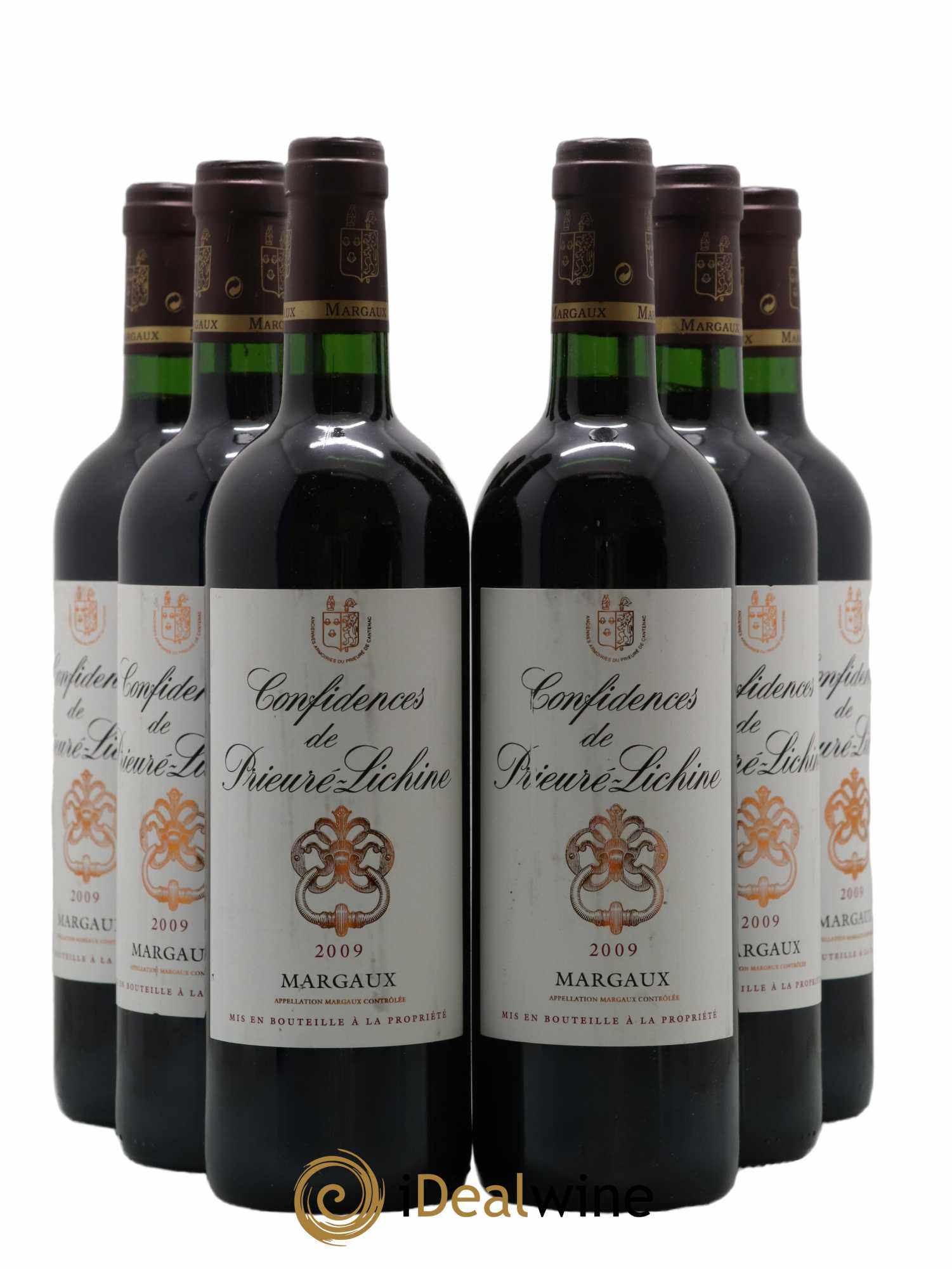 Confidences de Prieuré Lichine Second Vin 2009 - Lot de 6 bouteilles - 0