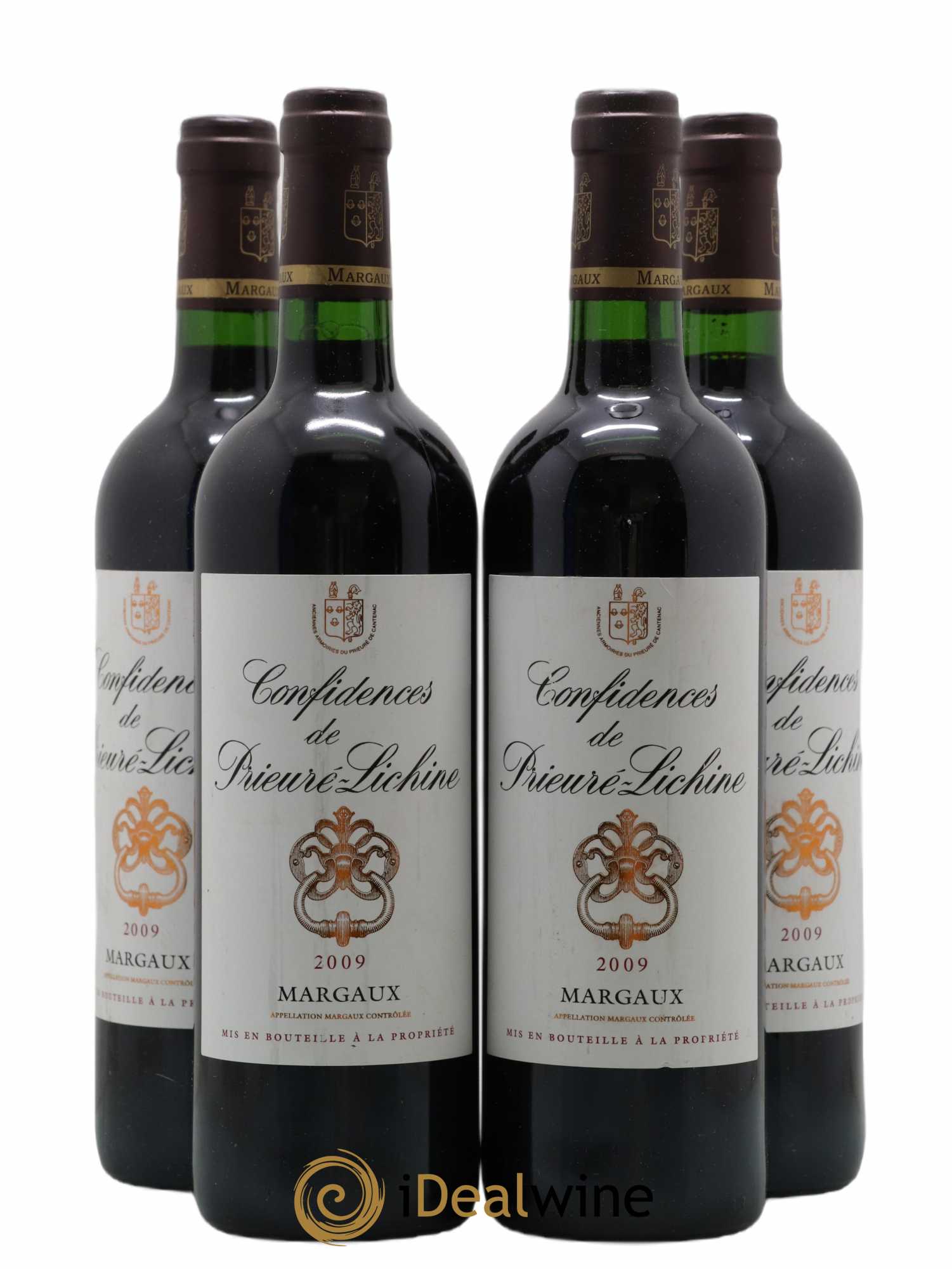 Confidences de Prieuré Lichine Second Vin 2009 - Lot de 4 bouteilles - 0