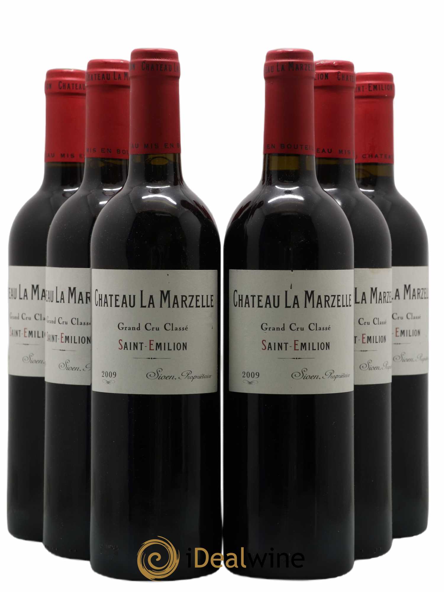 Château La Marzelle Grand Cru Classé 2009 - Lot de 6 bouteilles - 0