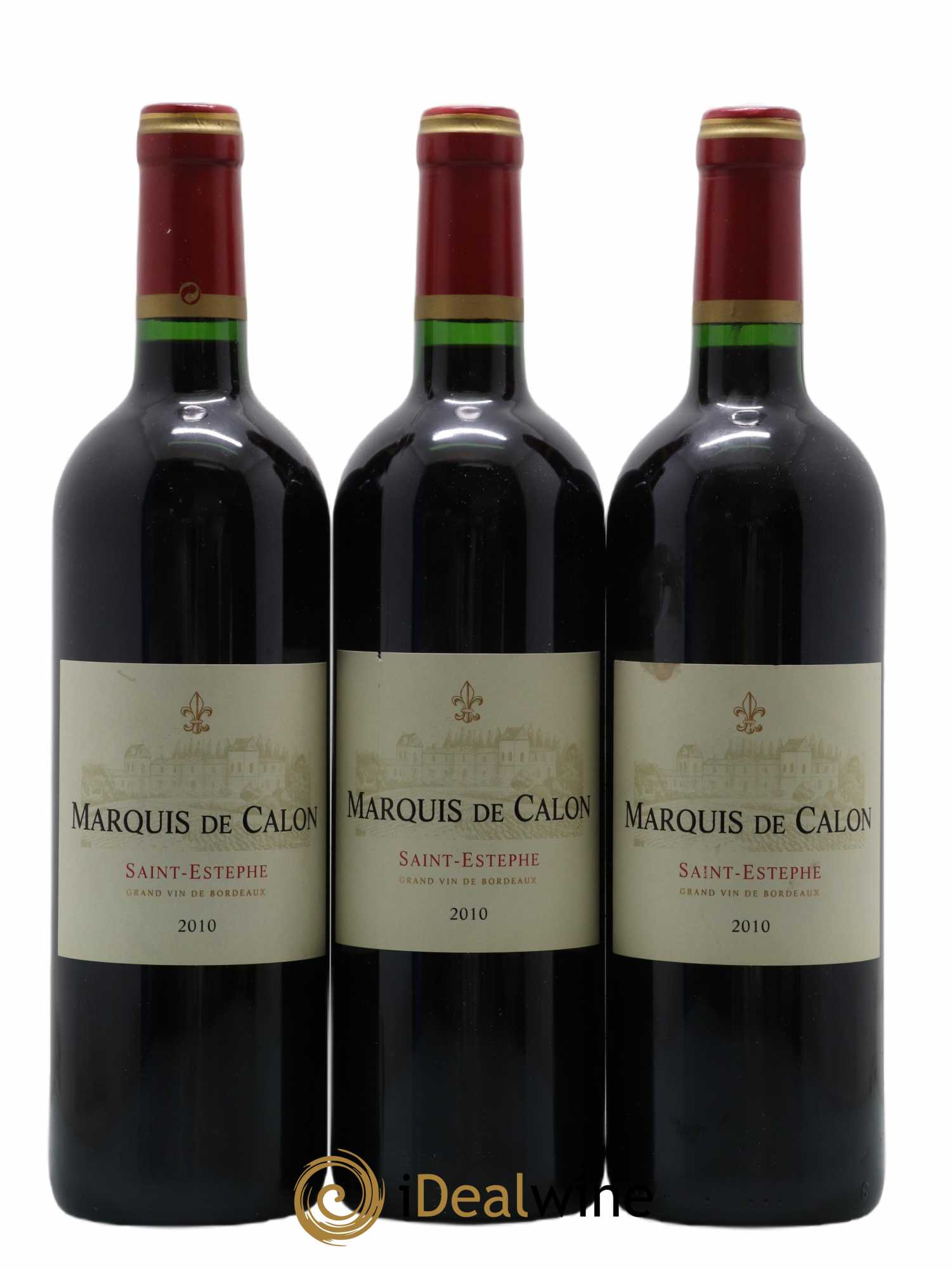 Marquis de Calon Second Vin 2010 - Lot de 3 bouteilles - 0