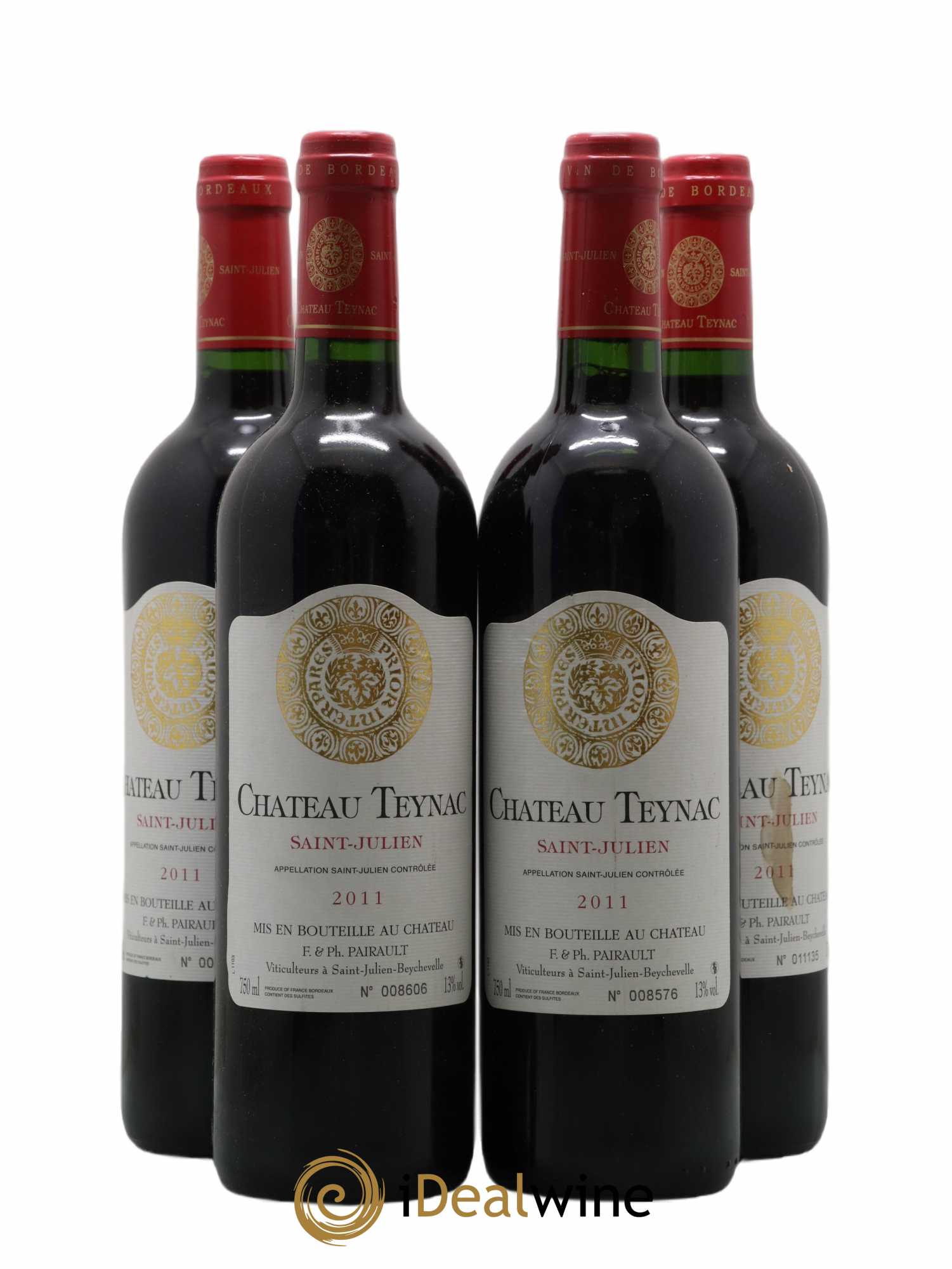 Château Teynac 2011 - Lot de 4 bouteilles - 0