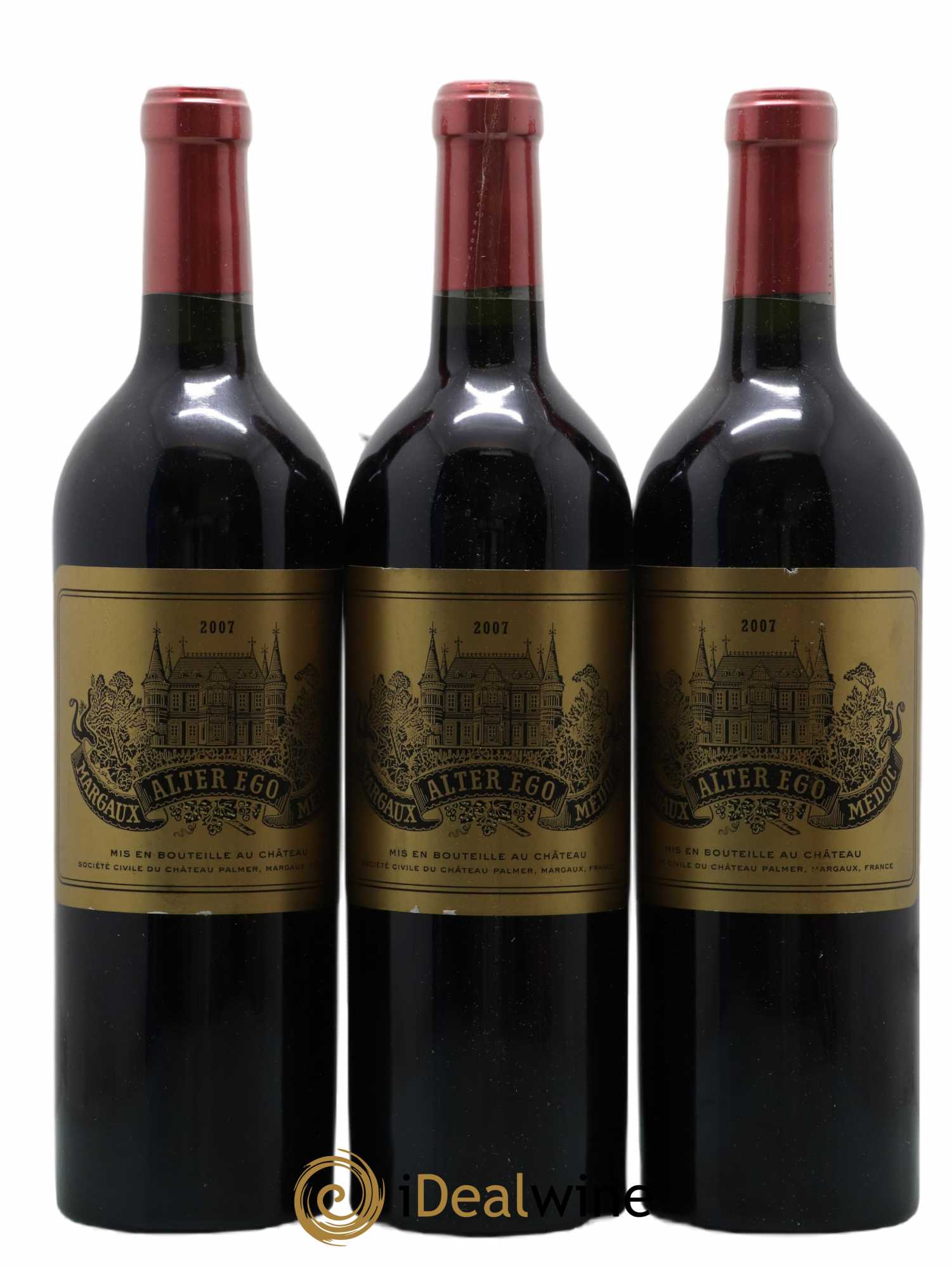 Alter Ego de Palmer Second Vin 2007 - Lot de 3 bouteilles - 0
