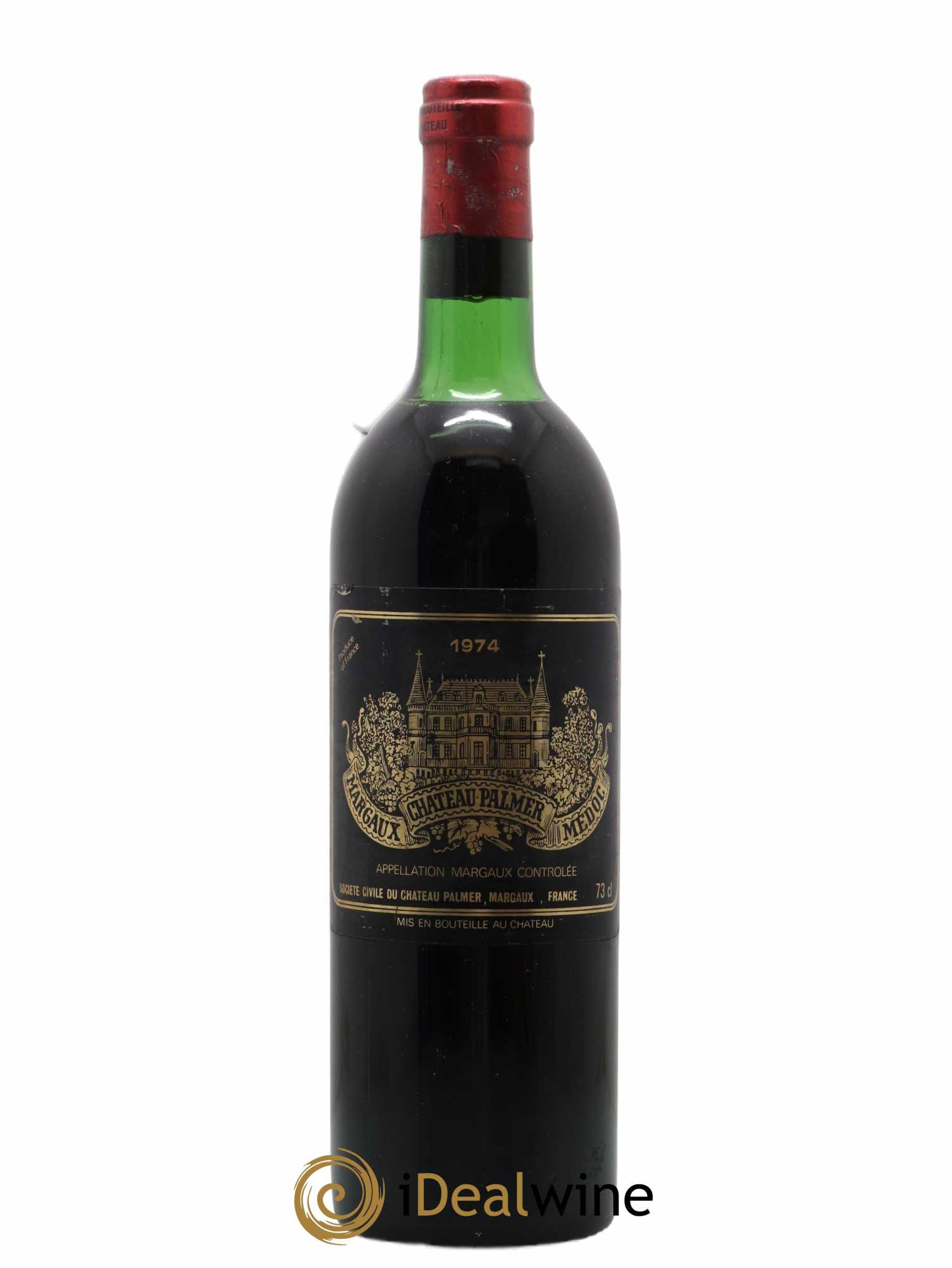 Château Palmer 3ème Grand Cru Classé 1974 - Lot de 1 bouteille - 0