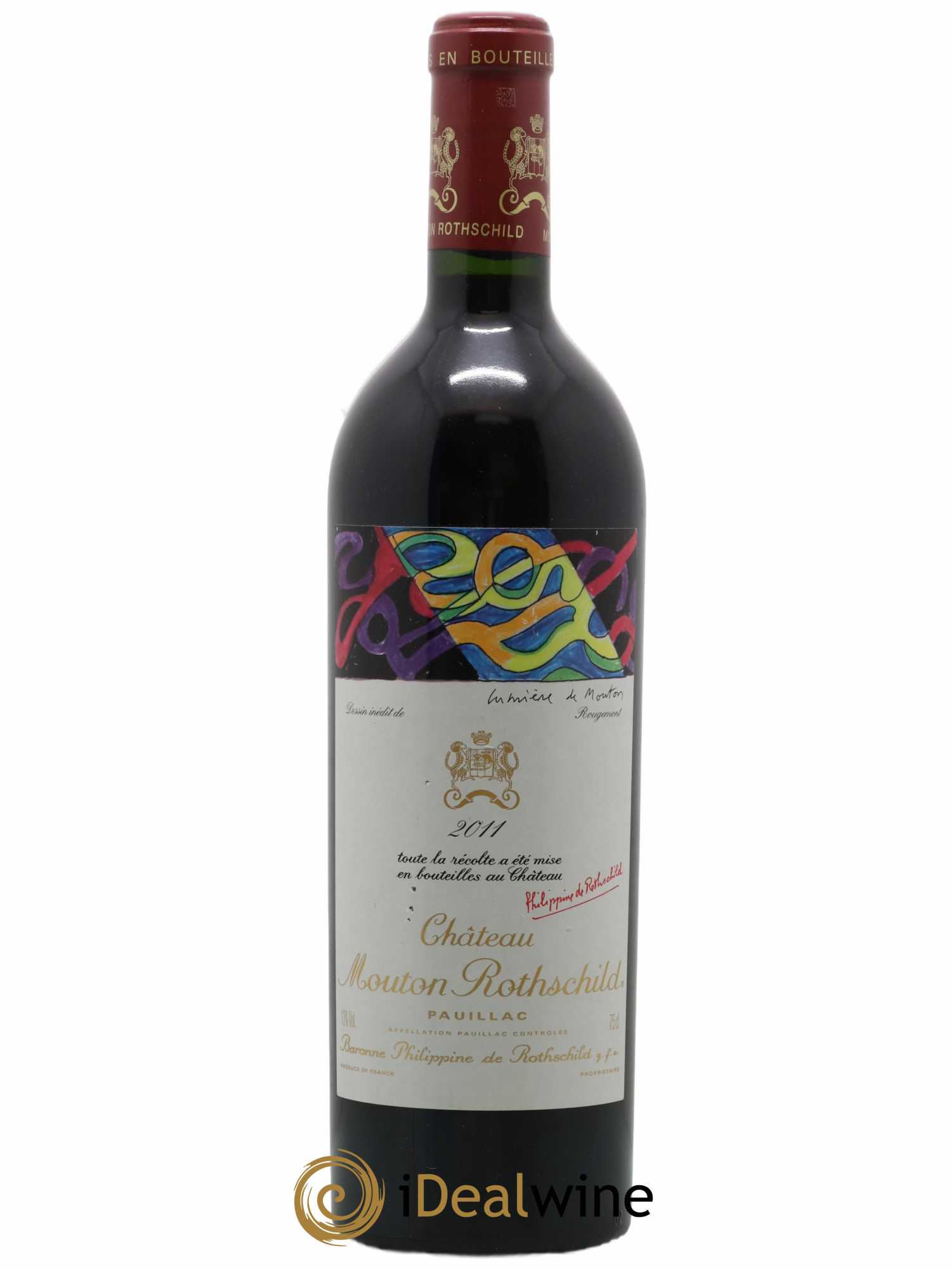 Château Mouton Rothschild 1er Grand Cru Classé 2011 - Lot de 1 bouteille - 0