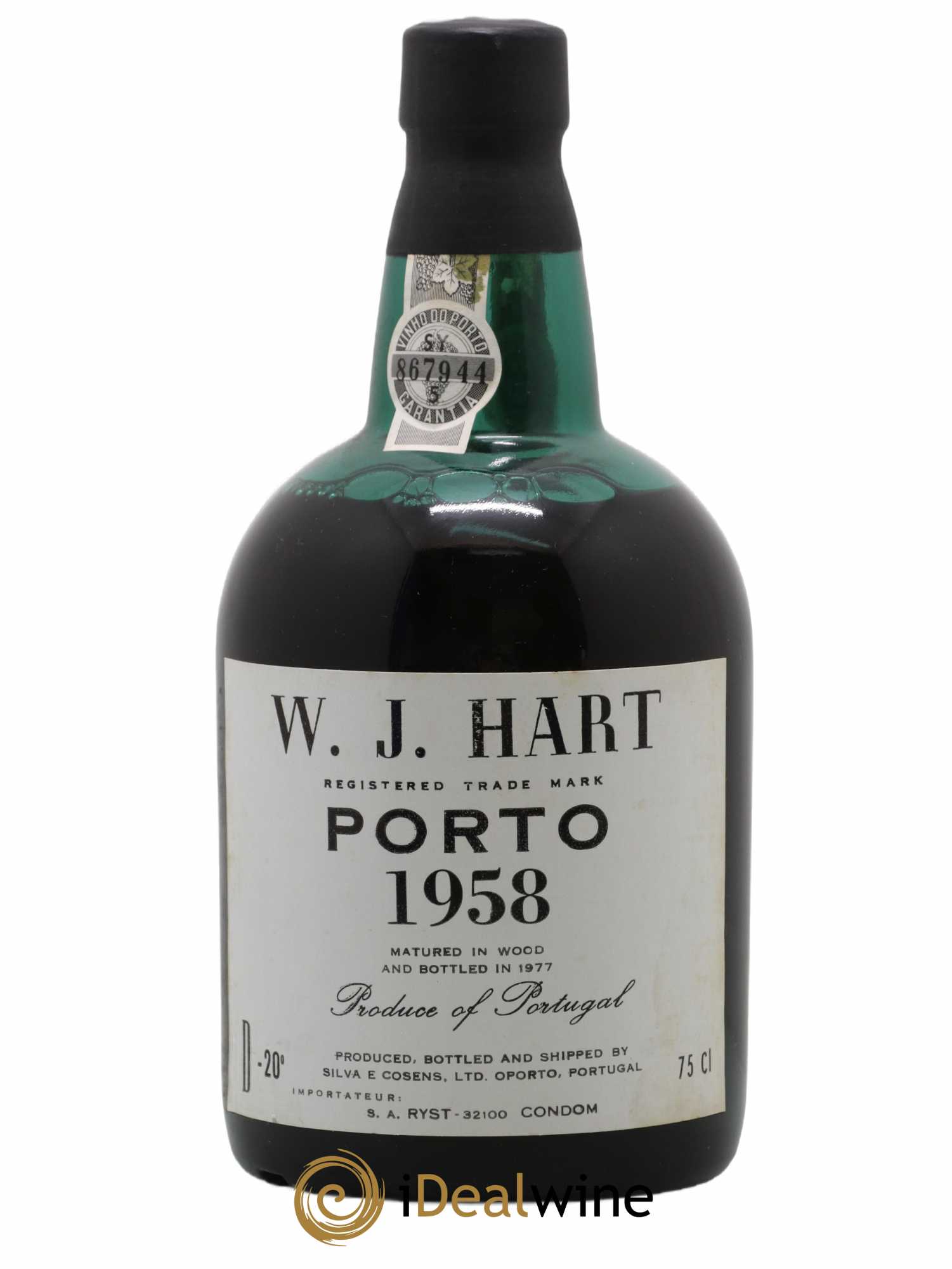 Porto Porto WJ Hart 1958 - Lot de 1 bouteille - 0