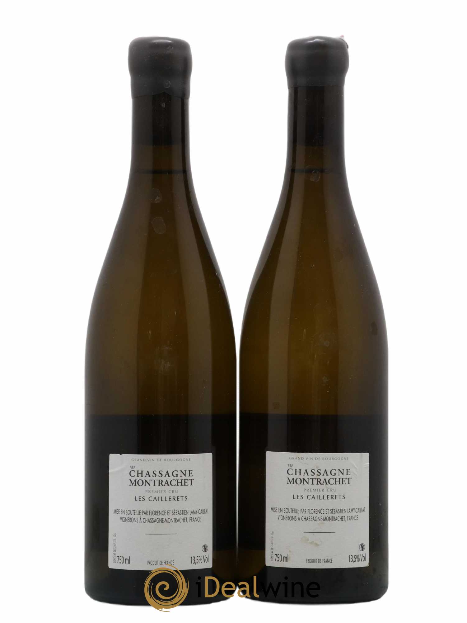 Chassagne-Montrachet 1er Cru Les Caillerets Lamy-Caillat (Domaine) 2015 - Lot de 2 bouteilles - 1