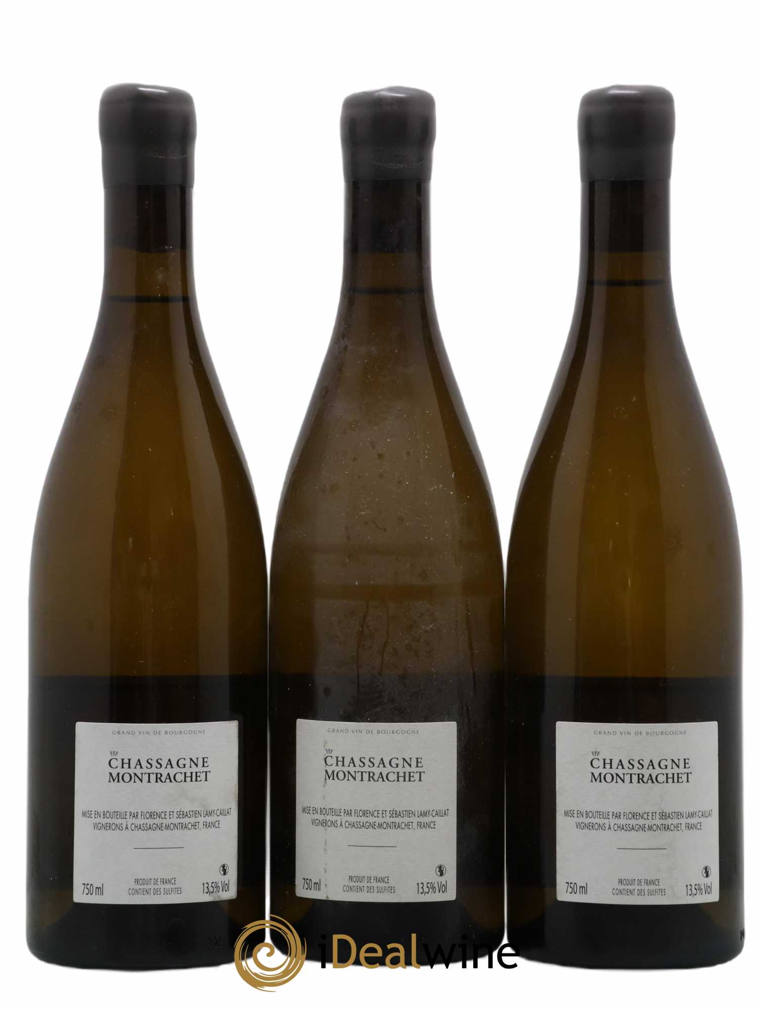 Chassagne-Montrachet Lamy-Caillat (Domaine) 2014 - Lot de 3 bouteilles - 1