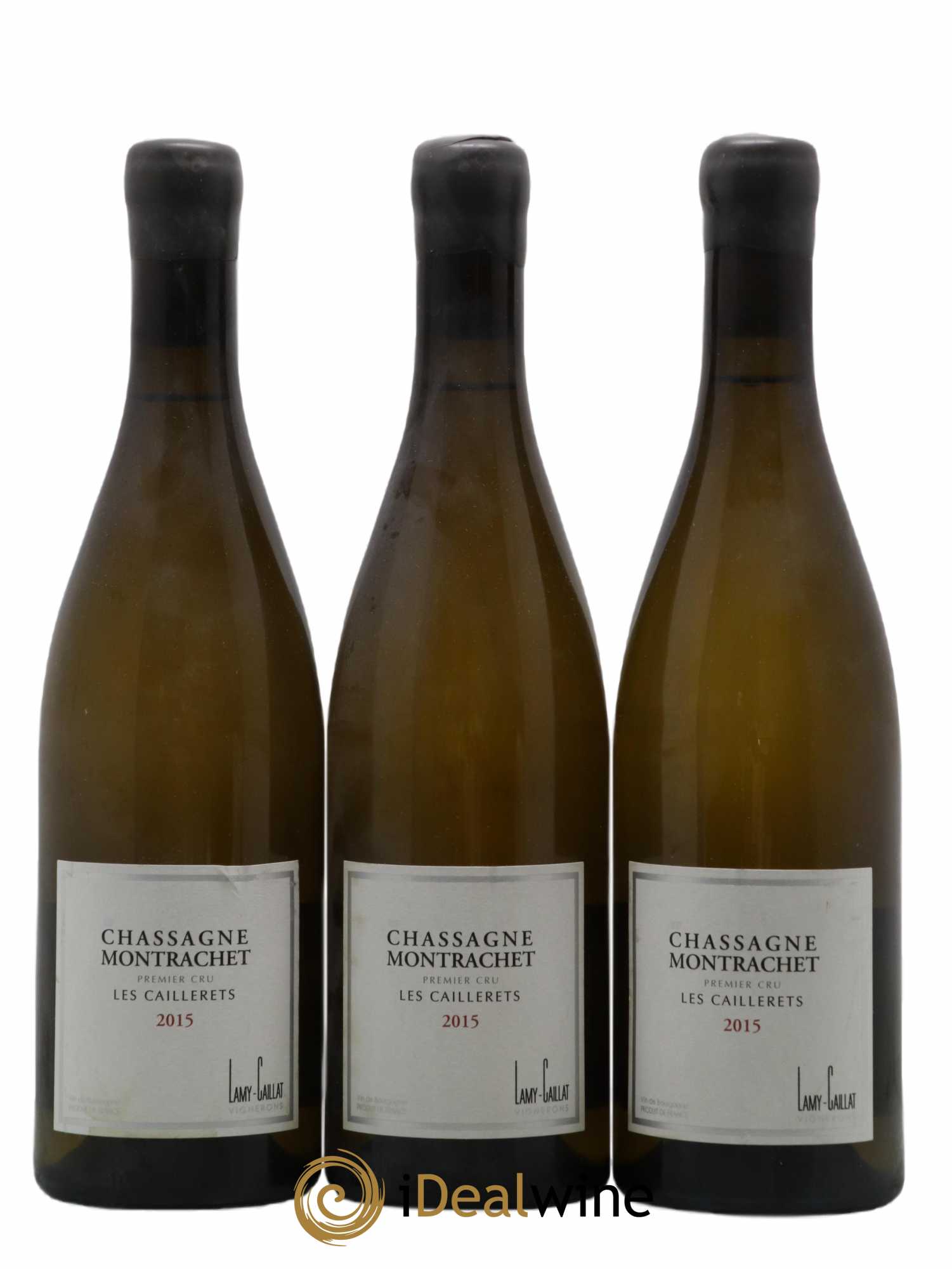 Chassagne-Montrachet 1er Cru Les Caillerets Lamy-Caillat (Domaine) 2015 - Lot de 3 bouteilles - 0