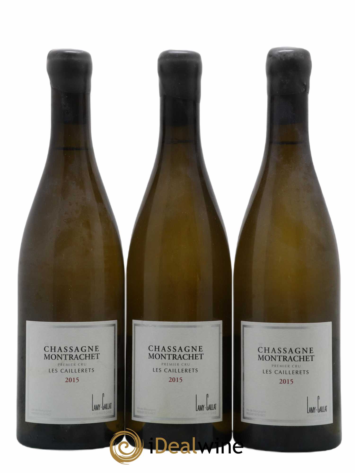 Chassagne-Montrachet 1er Cru Les Caillerets Lamy-Caillat (Domaine) 2015 - Lot de 3 bouteilles - 0