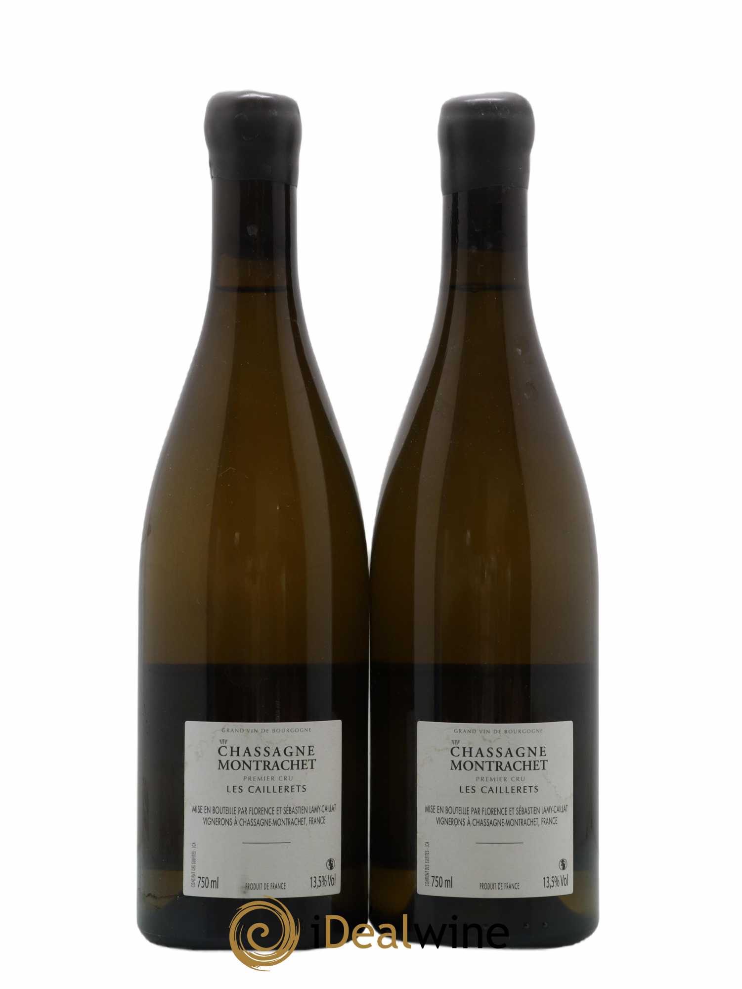 Chassagne-Montrachet 1er Cru Les Caillerets Lamy-Caillat (Domaine) 2015 - Lot de 2 bouteilles - 1