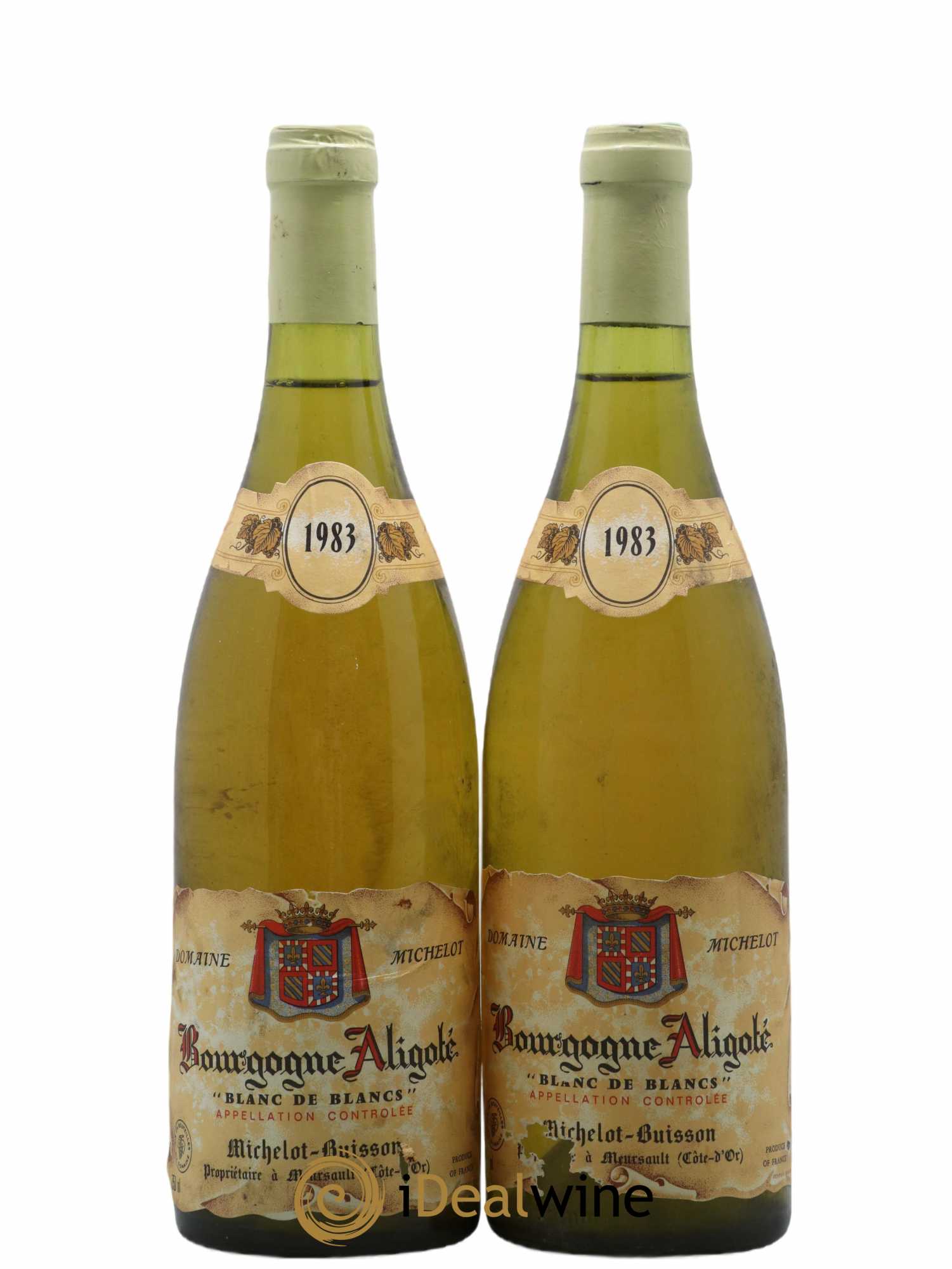 Bourgogne Aligote Michelot Buisson 1983 - Lot de 2 bouteilles - 0