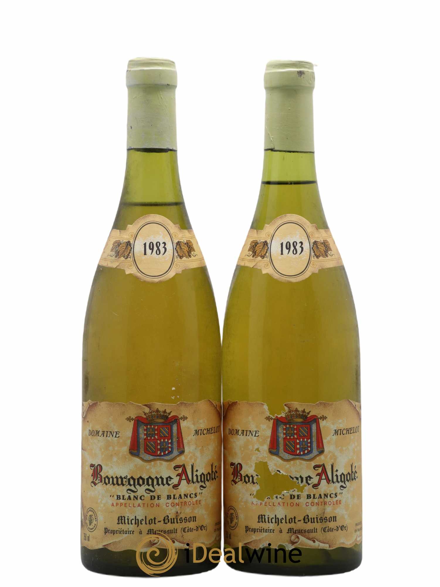 Bourgogne Aligote Michelot Buisson 1983 - Lot de 2 bouteilles - 0