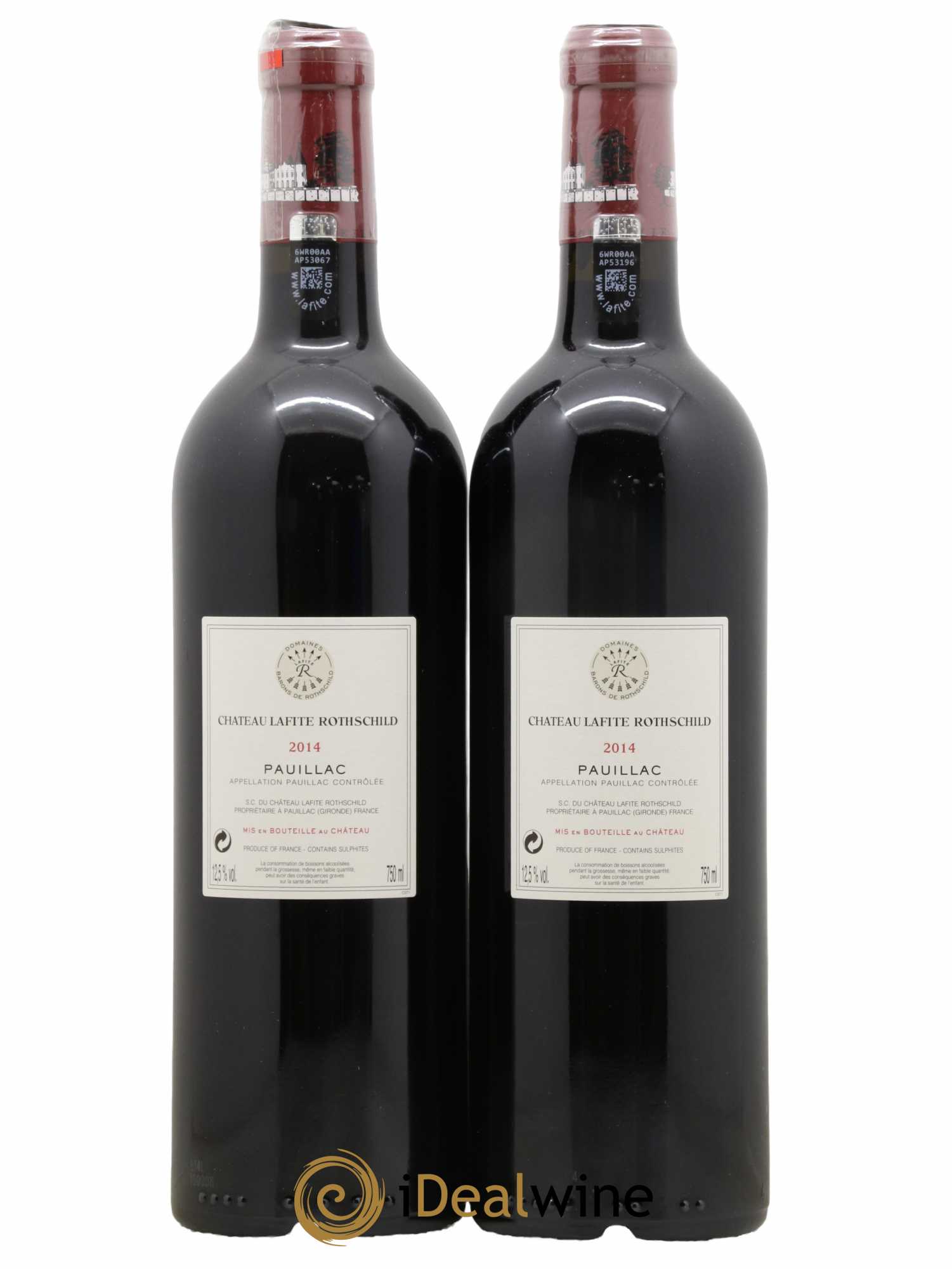 Château Lafite Rothschild 1er Grand Cru Classé 2014 - Lot de 2 bouteilles - 1