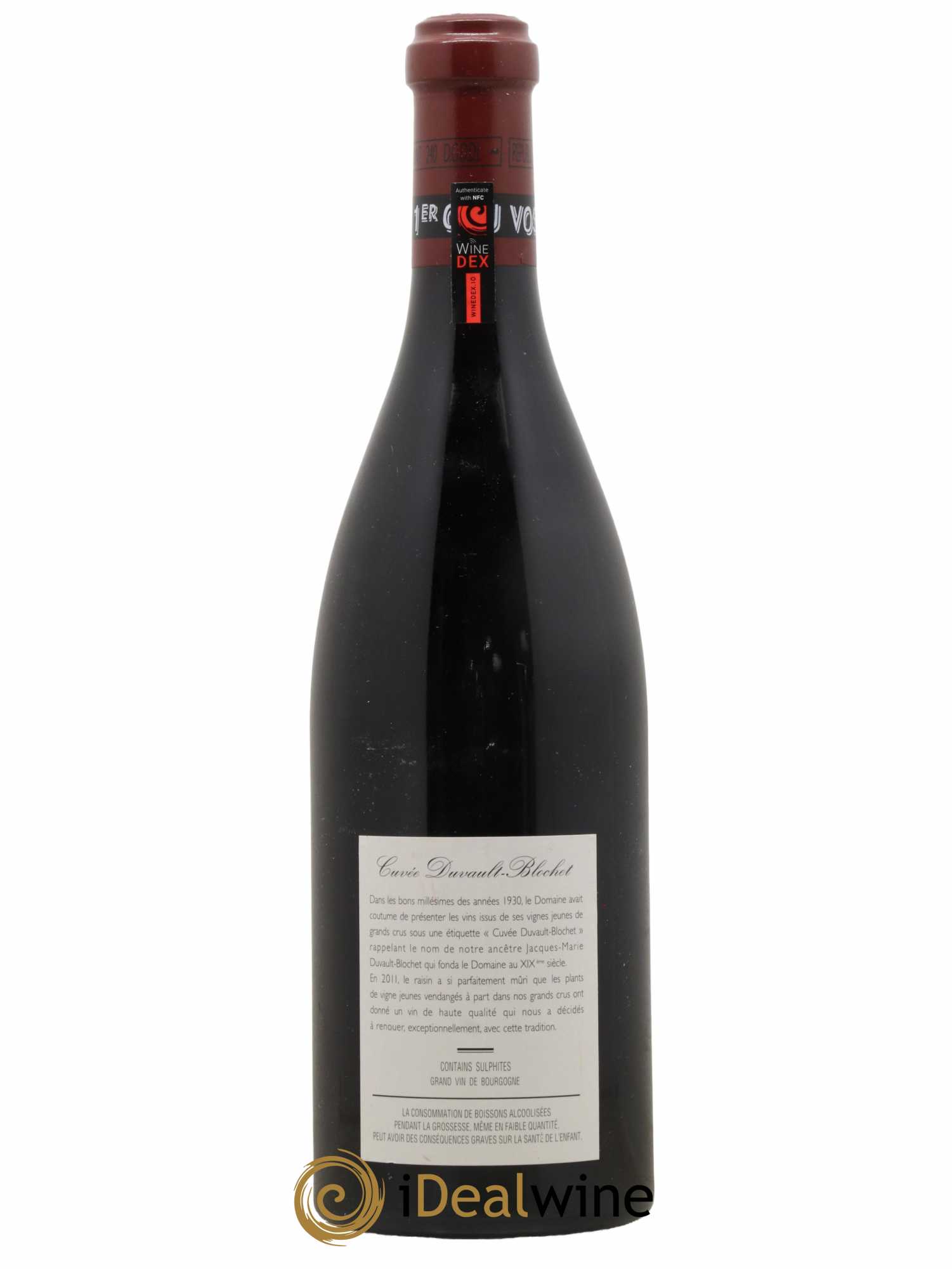 Vosne-Romanée 1er Cru Cuvée Duvault Blochet Domaine de la Romanée-Conti 2011 - Lot de 1 bouteille - 1