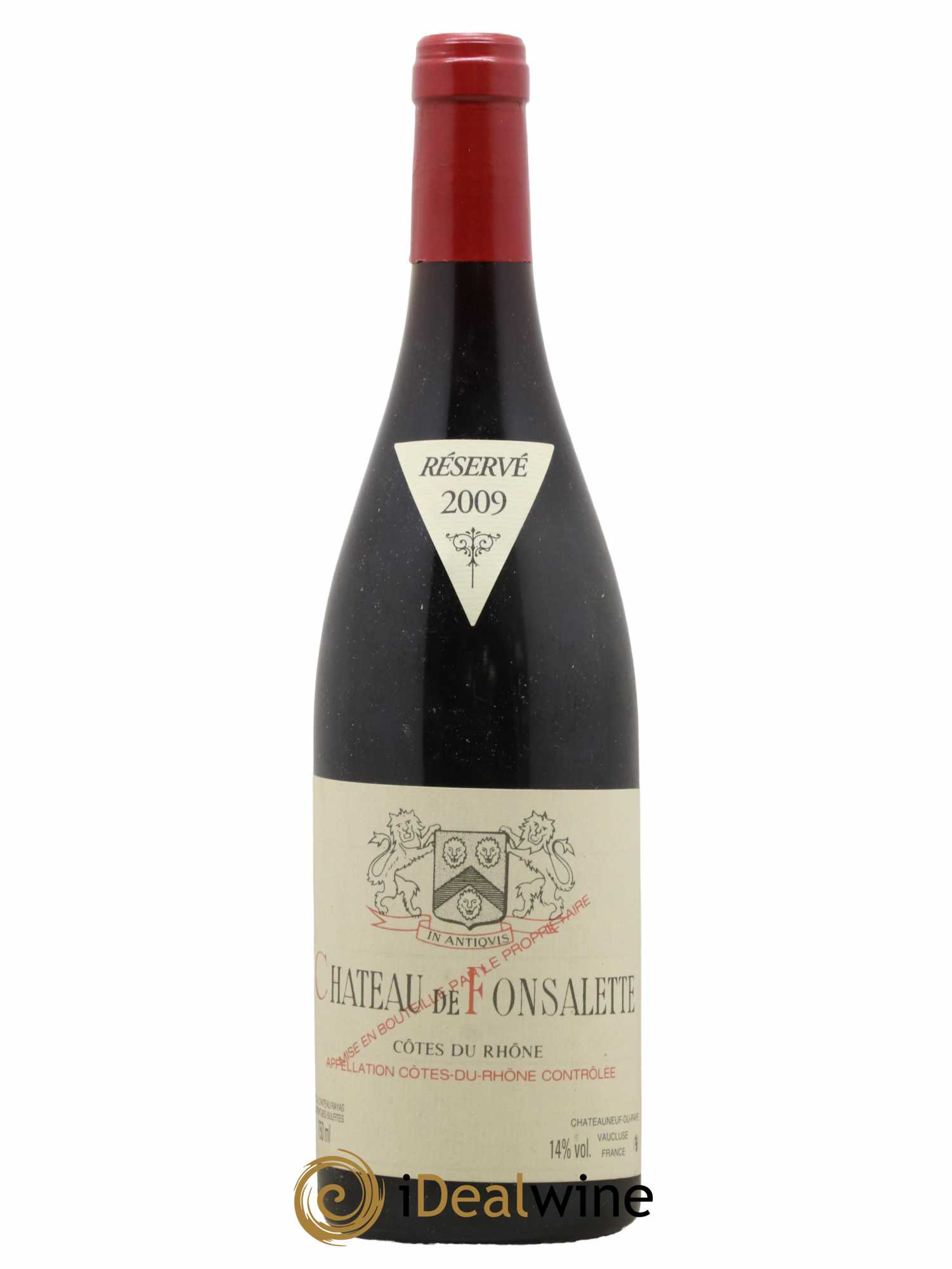 Côtes-du-Rhône Château de Fonsalette Emmanuel Reynaud 2009 - Lot de 1 bouteille - 0