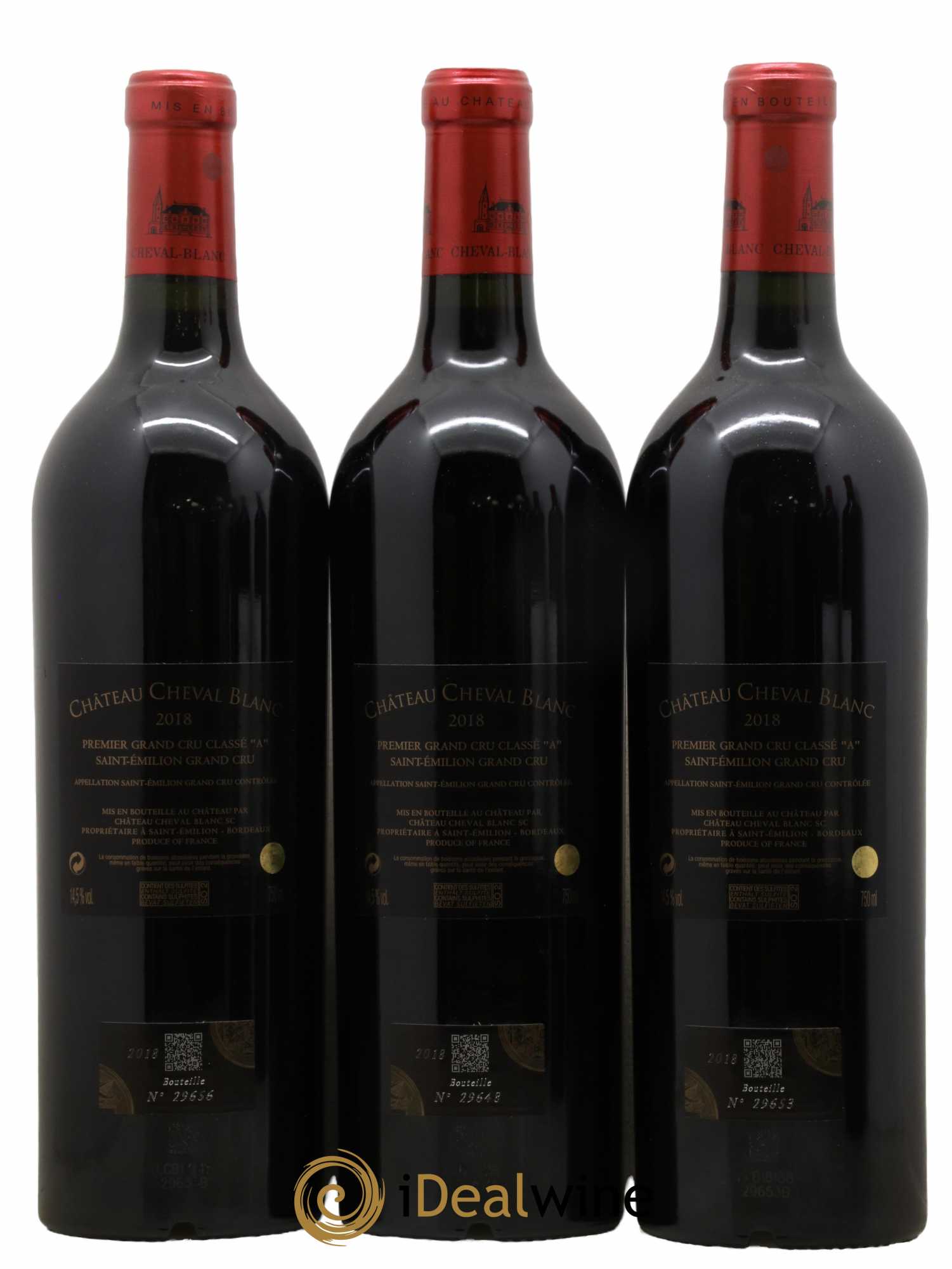 Château Cheval Blanc 1er Grand Cru Classé A 2018 - Posten von 6 Flaschen - 2