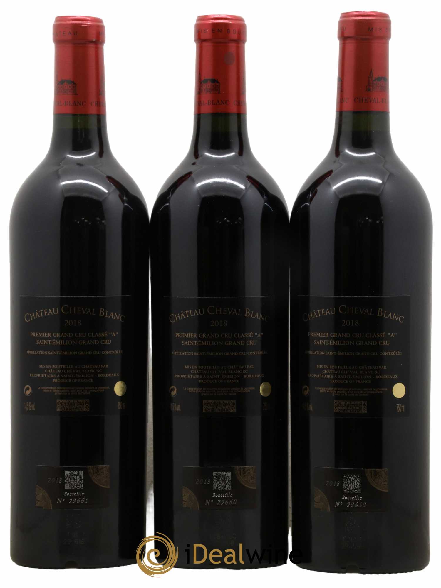 Château Cheval Blanc 1er Grand Cru Classé A 2018 - Posten von 6 Flaschen - 4