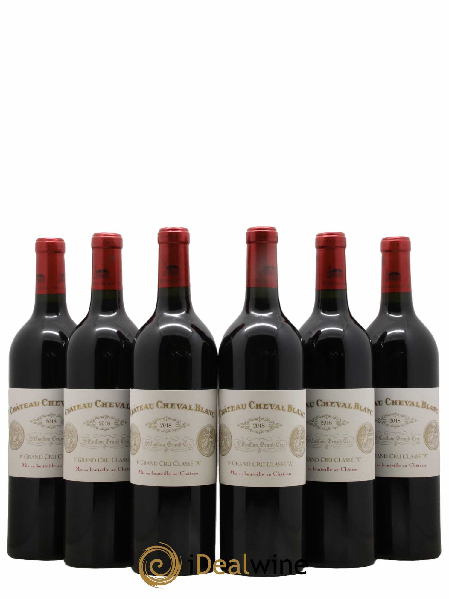 Château Cheval Blanc 1er Grand Cru Classé A 2018 - Posten von 6 Flaschen - 0