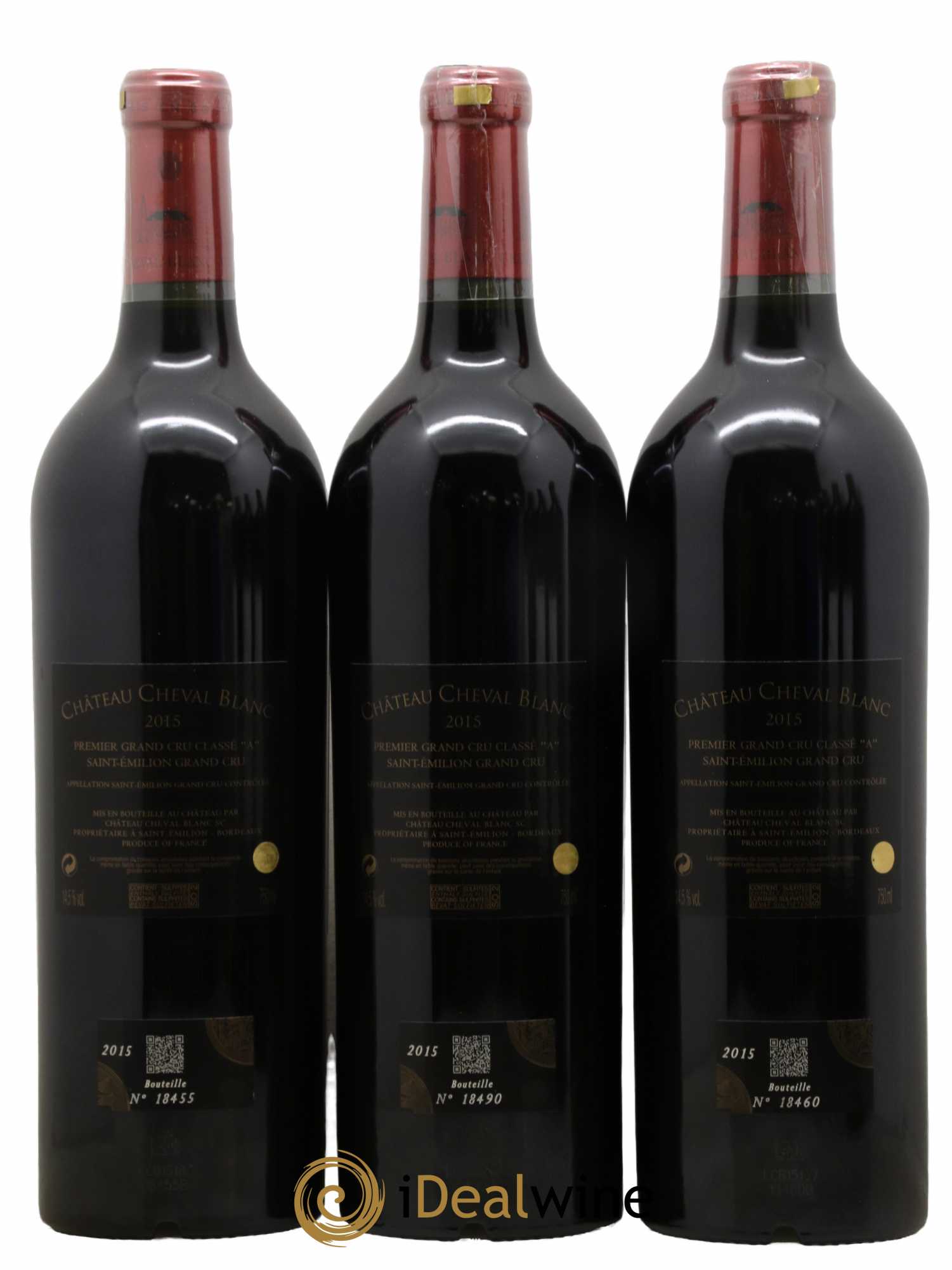 Château Cheval Blanc 1er Grand Cru Classé A 2015 - Lot de 6 bouteilles - 2
