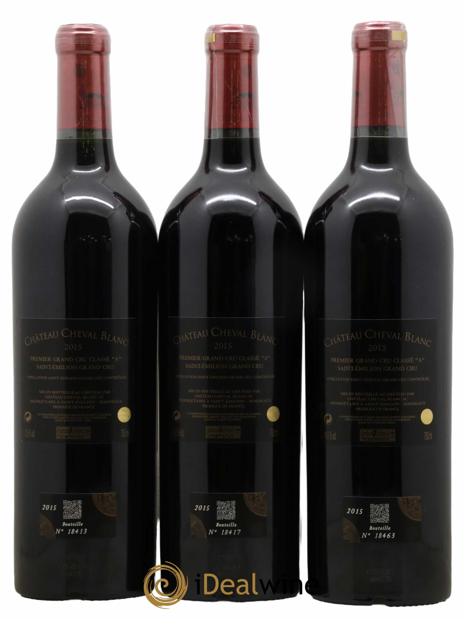 Château Cheval Blanc 1er Grand Cru Classé A 2015 - Lot de 6 bouteilles - 4