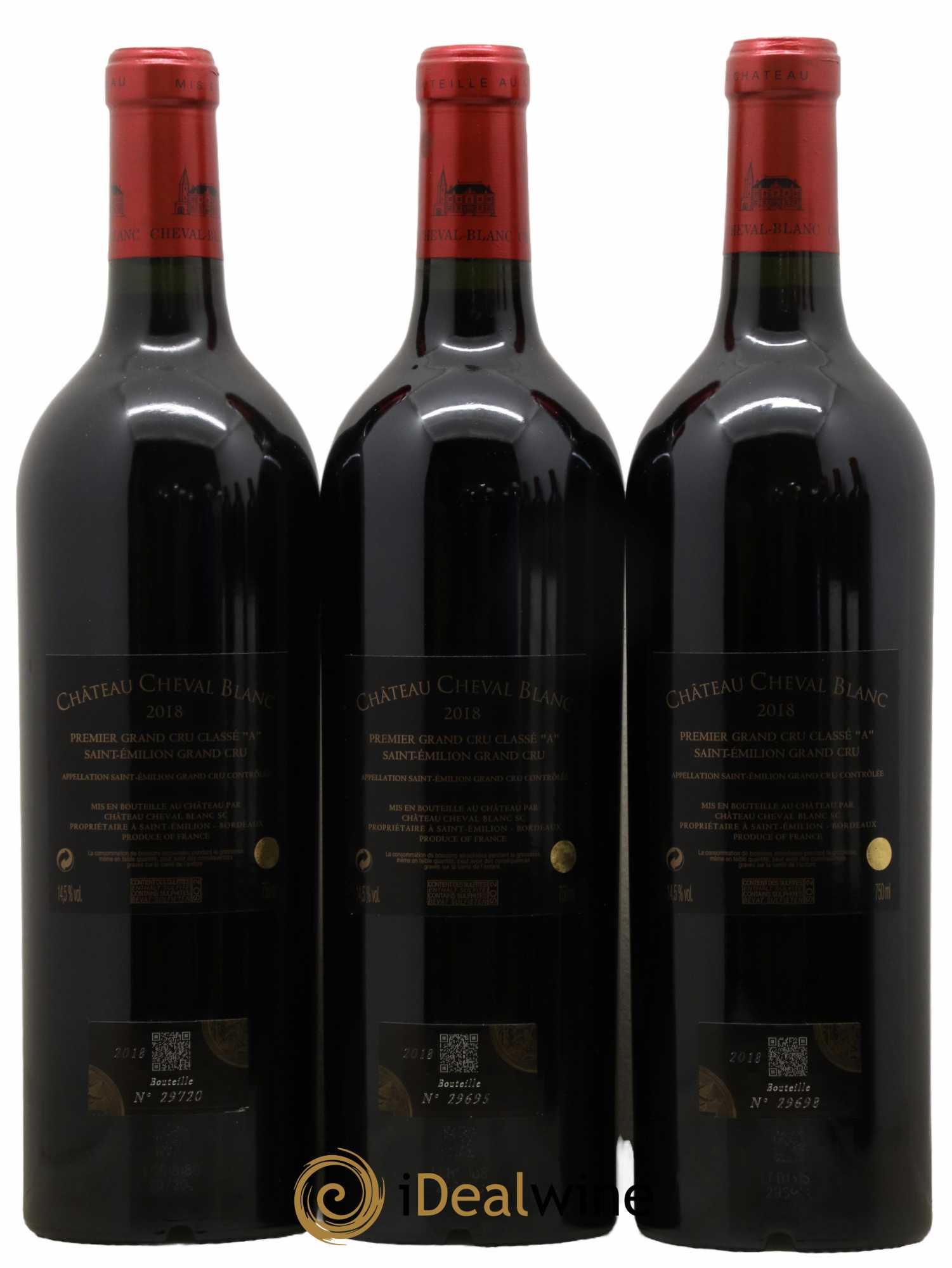 Château Cheval Blanc 1er Grand Cru Classé A 2018 - Lot de 6 bouteilles - 2