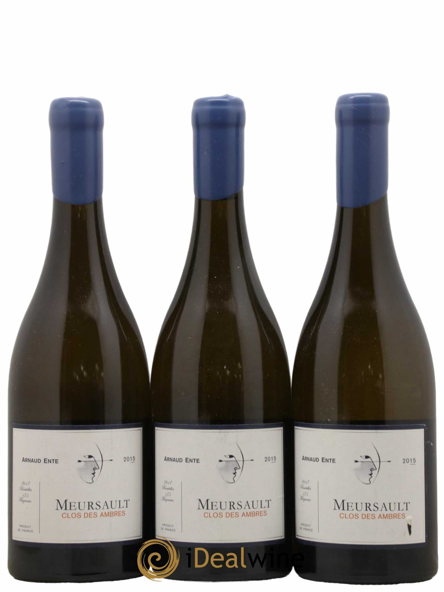 Meursault Clos des Ambres Arnaud Ente 2015 - Lot de 3 bouteilles - 0