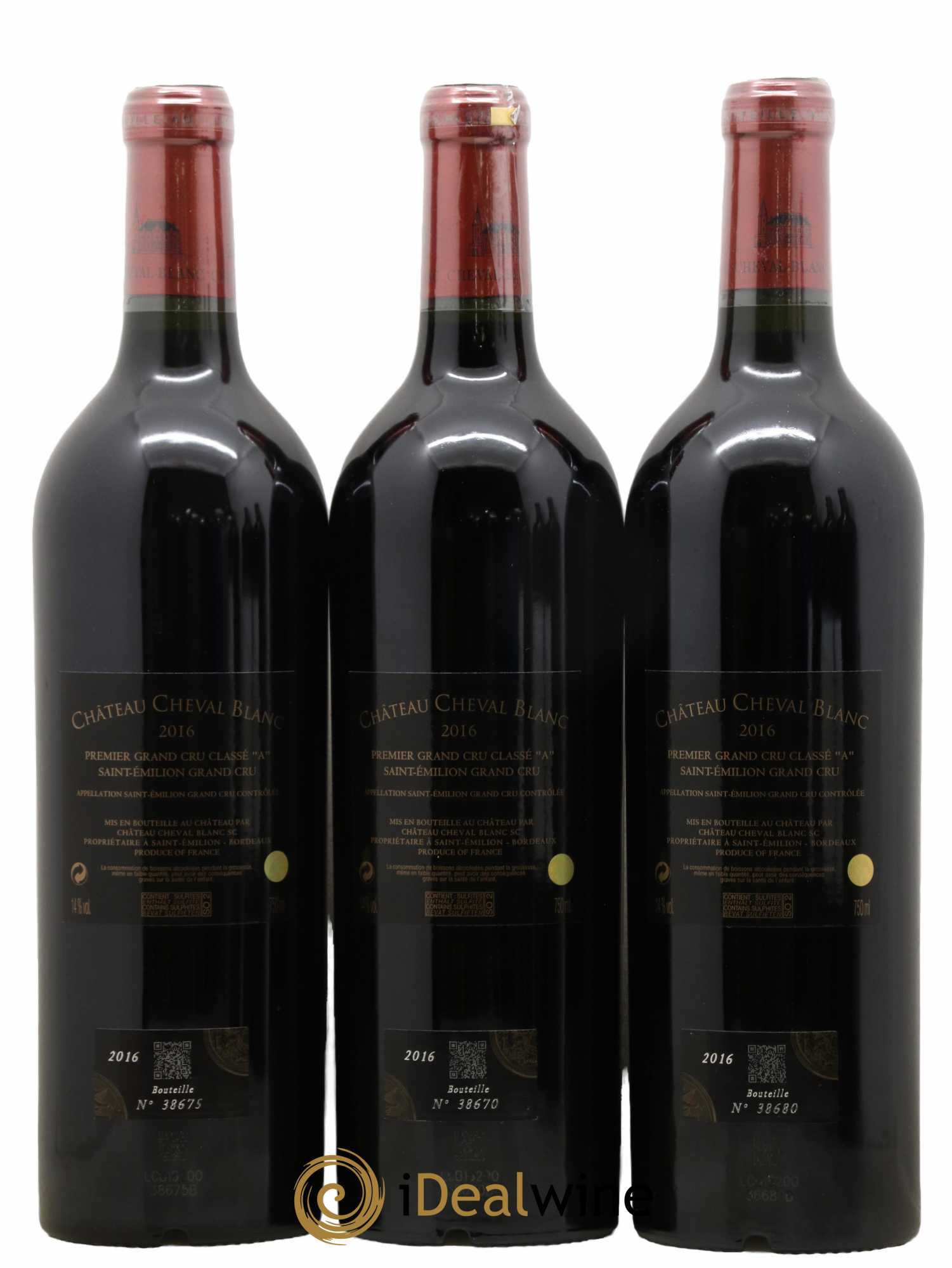Château Cheval Blanc 1er Grand Cru Classé A 2016 - Lot de 6 bouteilles - 2