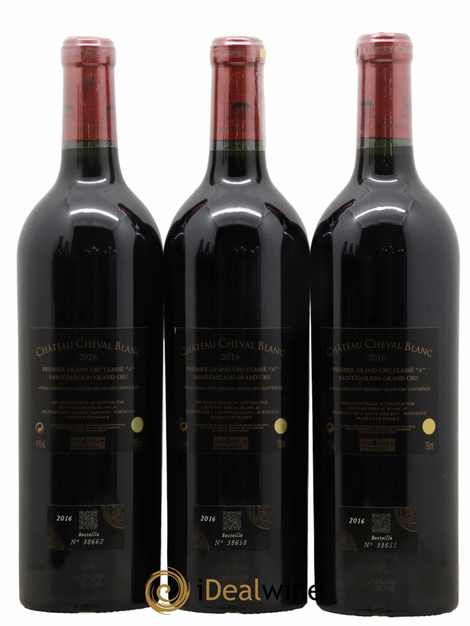 Château Cheval Blanc 1er Grand Cru Classé A 2016 - Lot de 6 bouteilles - 4