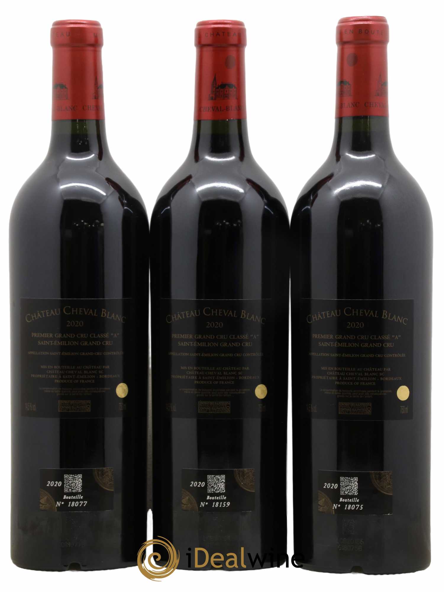 Château Cheval Blanc 1er Grand Cru Classé A 2020 - Lot de 6 bouteilles - 4