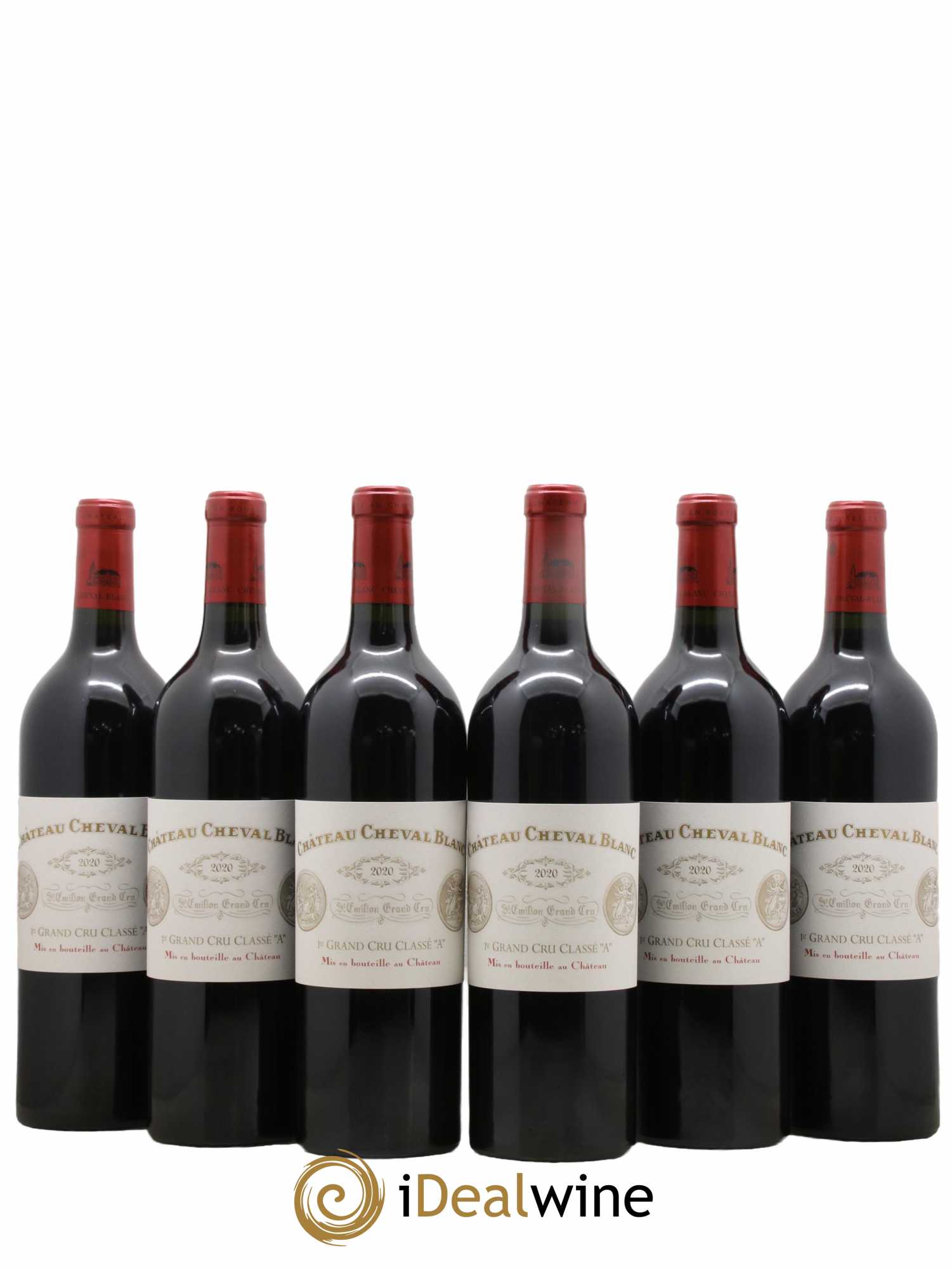 Château Cheval Blanc 1er Grand Cru Classé A 2020 - Lot de 6 bouteilles - 0