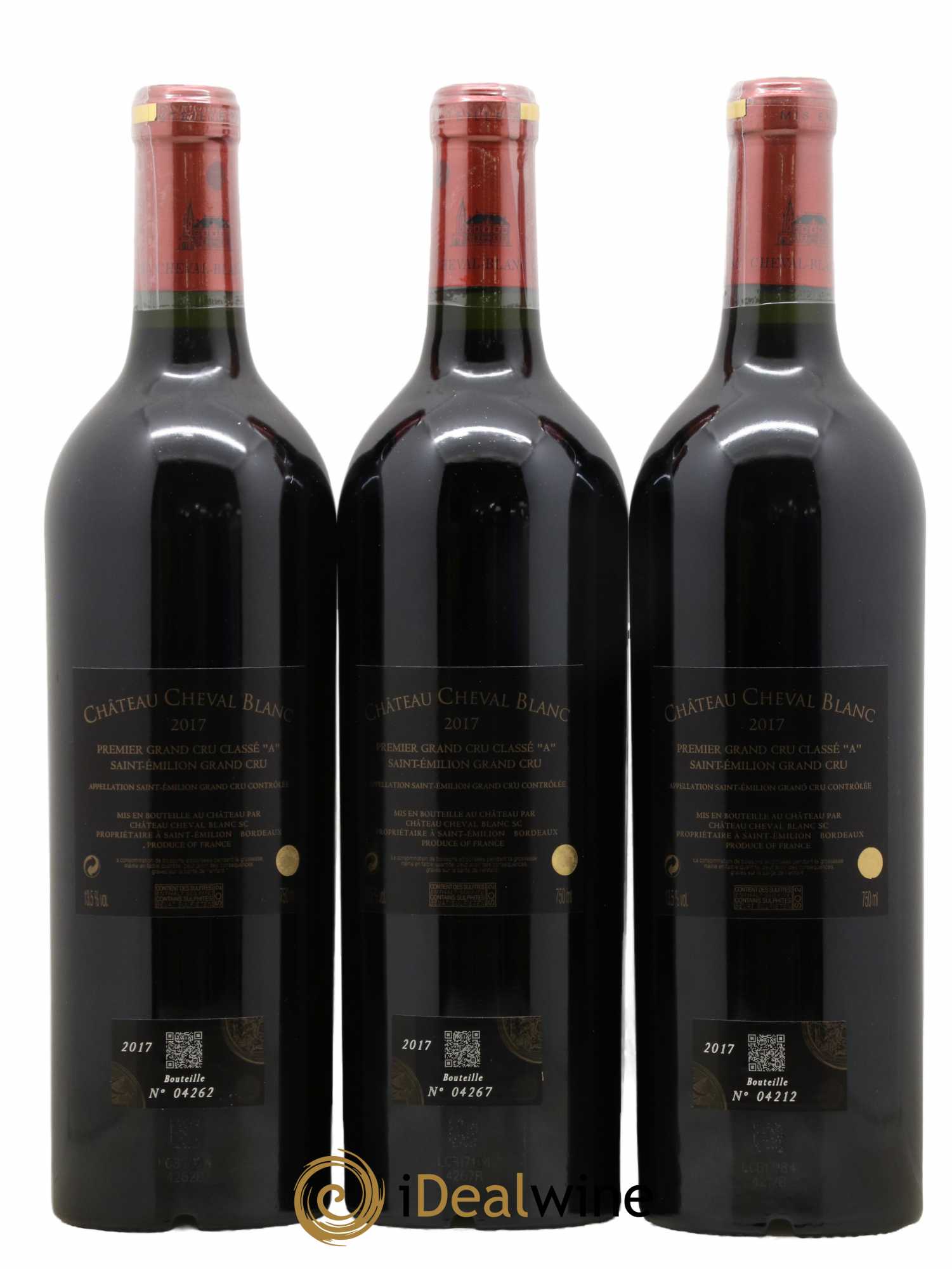 Château Cheval Blanc 1er Grand Cru Classé A 2017 - Lot de 6 bouteilles - 4
