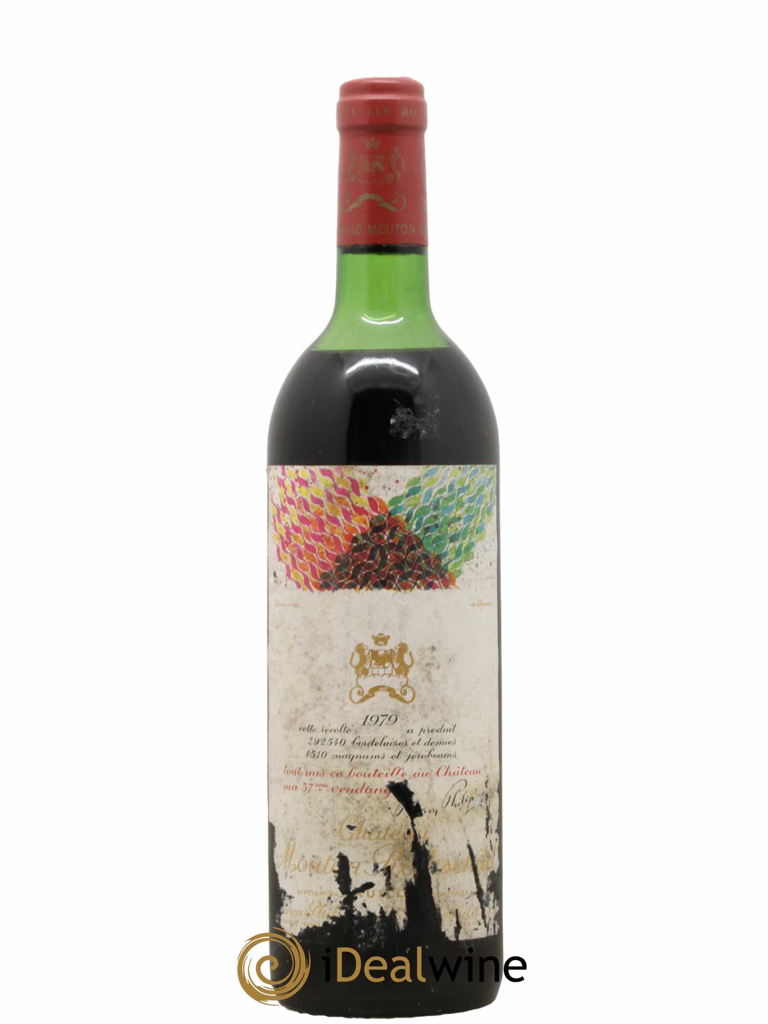 Château Mouton Rothschild 1er Grand Cru Classé 1979 - Lot de 1 bouteille - 0