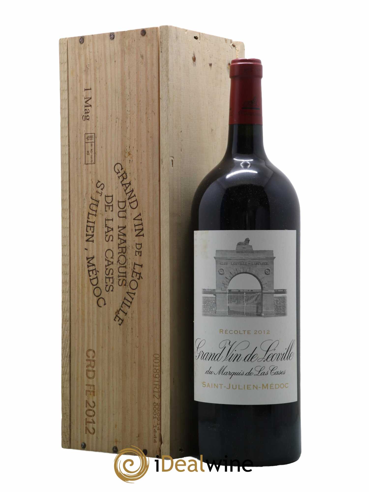 Château Léoville Las Cases 2ème Grand Cru Classé 2012 - Lot de 1 magnum - 1
