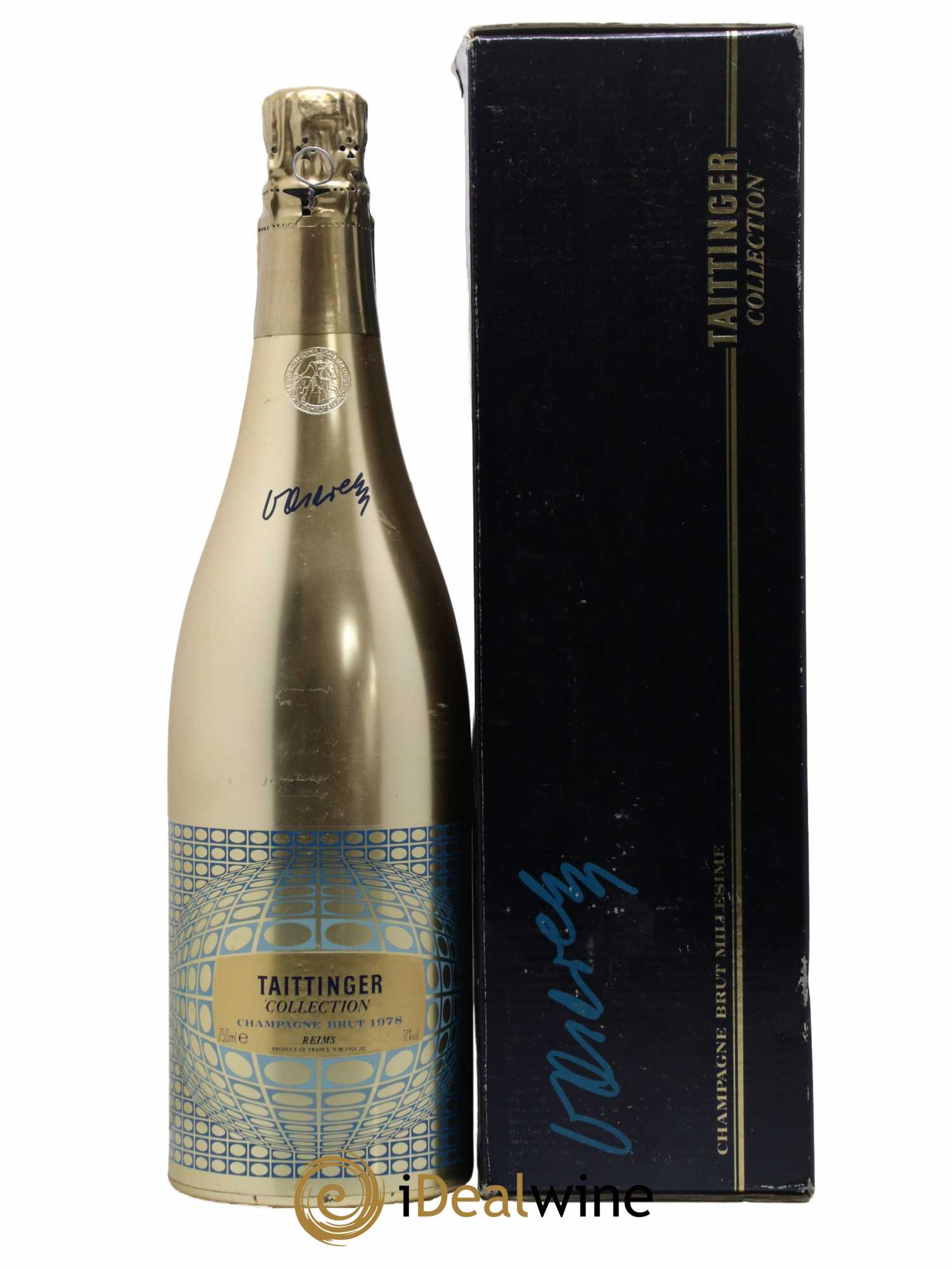 1978 - Collection Vasarely Taittinger 1978 - Lot de 1 bouteille - 1