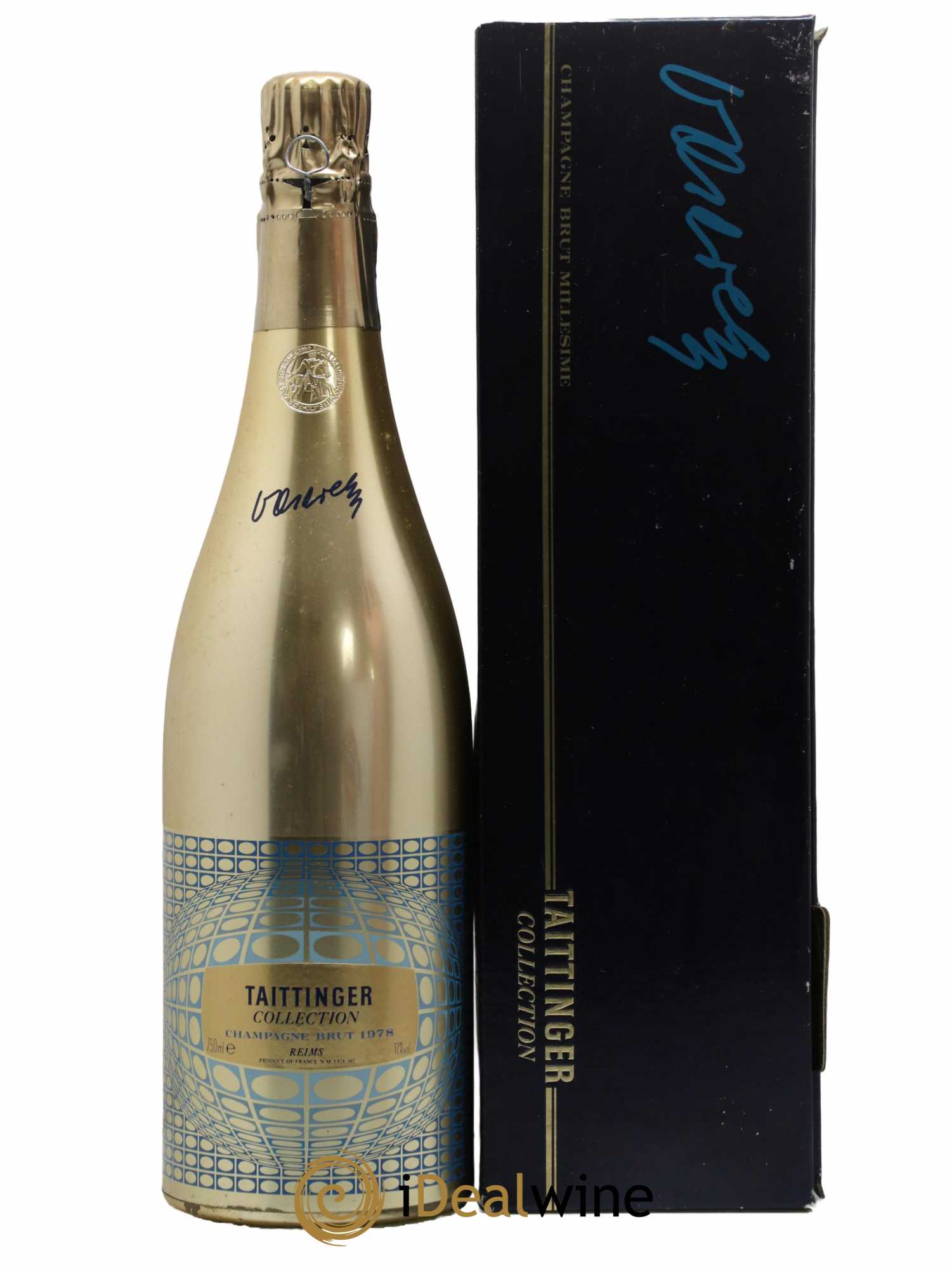 1978 - Collection Vasarely Taittinger 1978 - Lot de 1 bouteille - 1