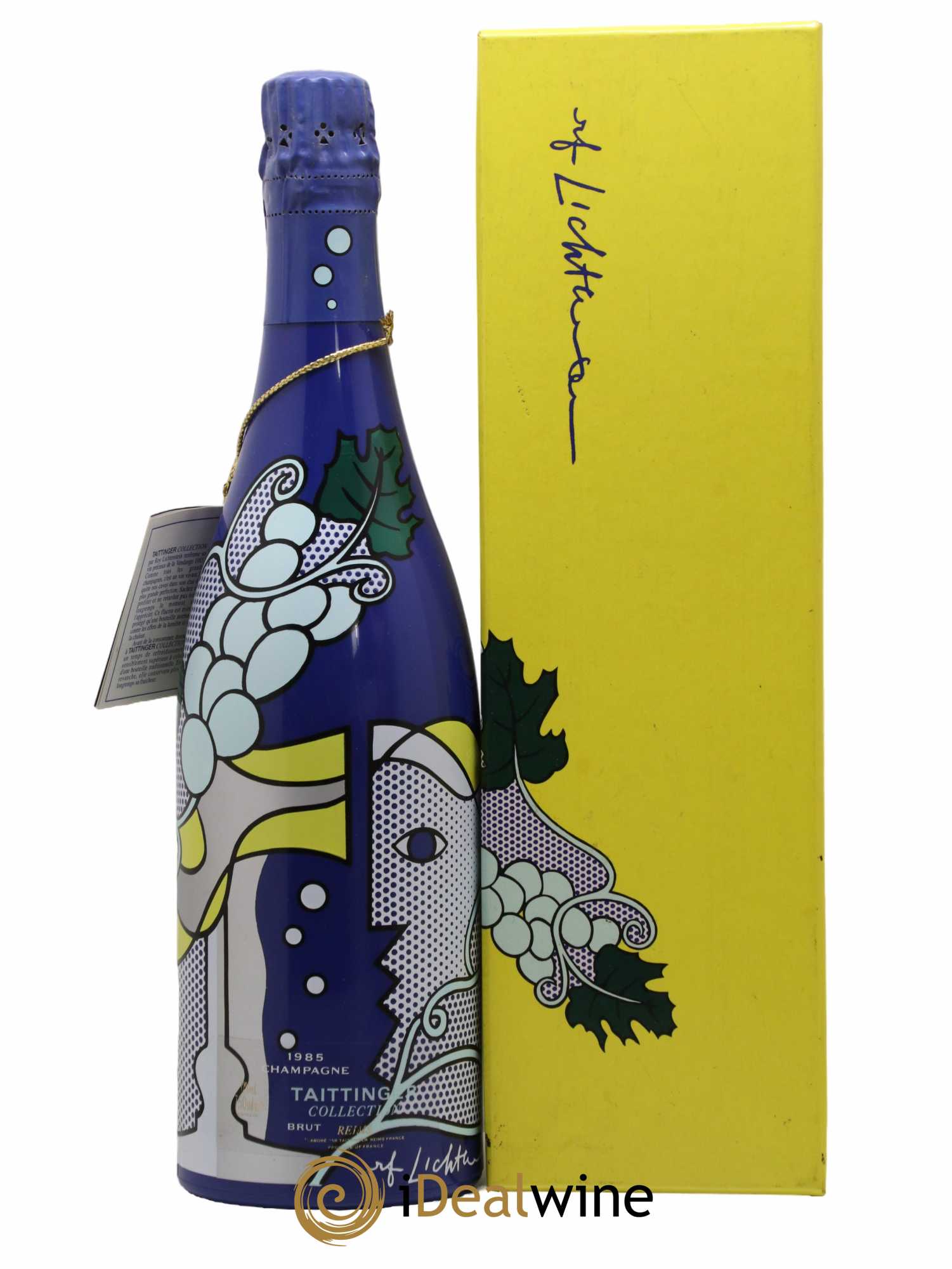1985 - Collection Lichtenstein Taittinger 1985 - Lot de 1 bouteille - 1
